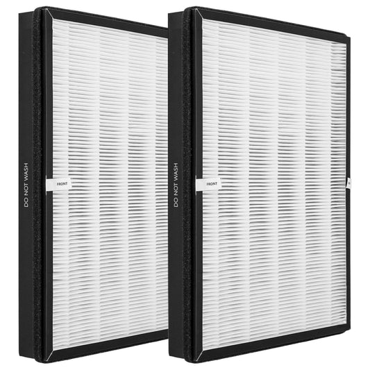 2 Pack TT-AP003 Replacement Filter for TaoTronics TT-AP003 Air Purifier and VIVOSUN 5-in-1 Air Purifier, 3-in-1, H13 True HEPA with High-efficiency Activated carbon and Pre-Filter