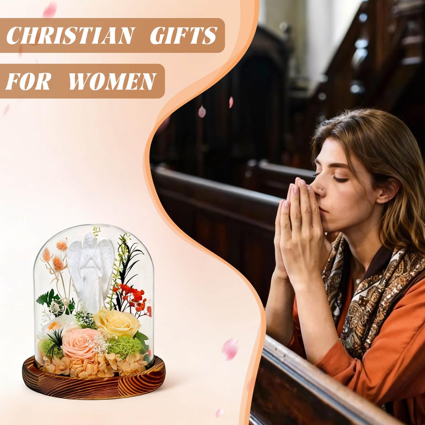 Harmolia Birthday Gifts for 40 50 60th Women Fresh Flowers for Delivery Forever Preserved Real Rose Anniversary for Mom Grandma Her Wife Sister Best Friend
