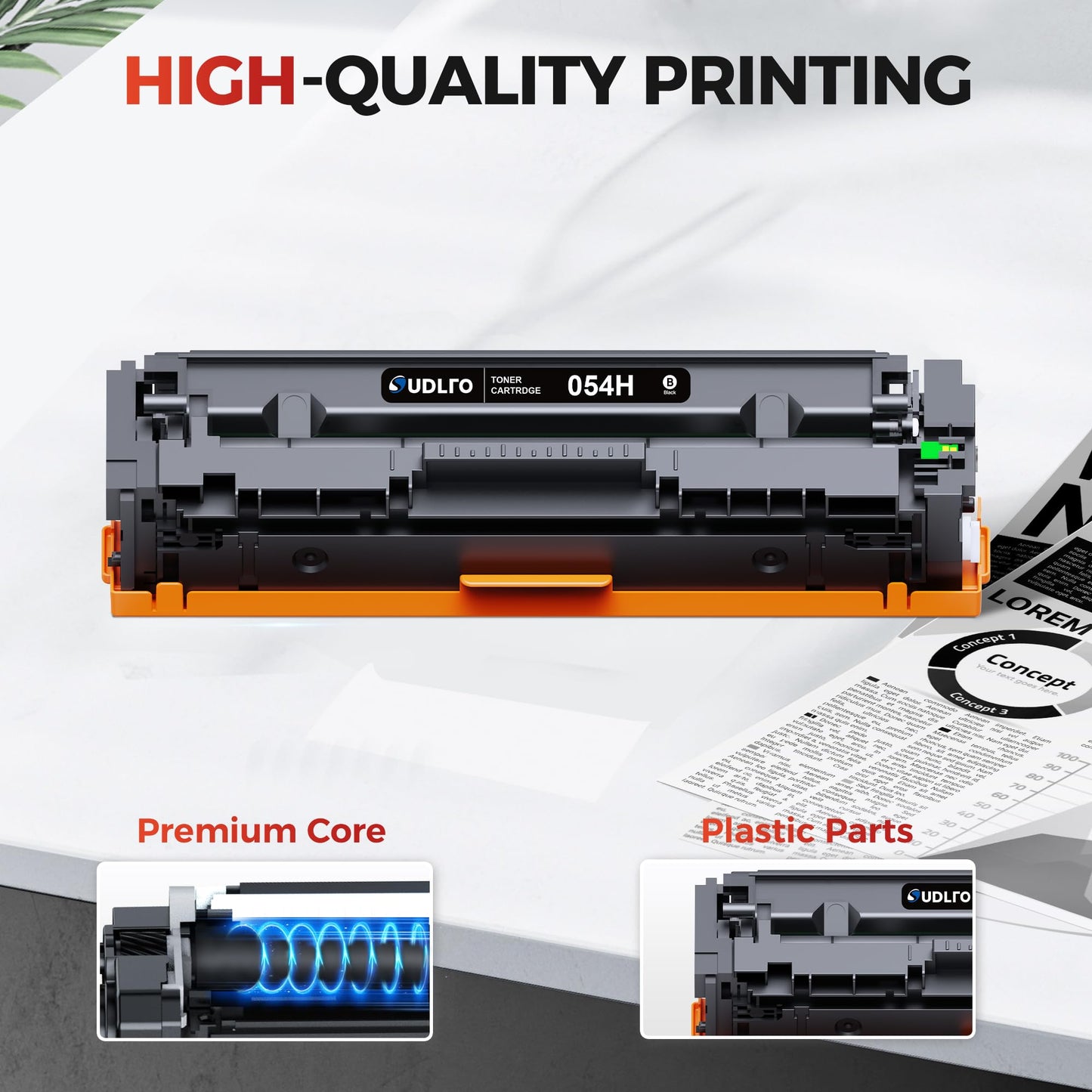 054H Toner Compatible with Canon 054 Toner Cartridge Set High Yield Replacement for Canon MF642cdw Toner Cartridge Work for Color imageCLASS MF642cdw MF644cdw MF641CW LBP622Cdw | CRG-054 Toner 4 Pack