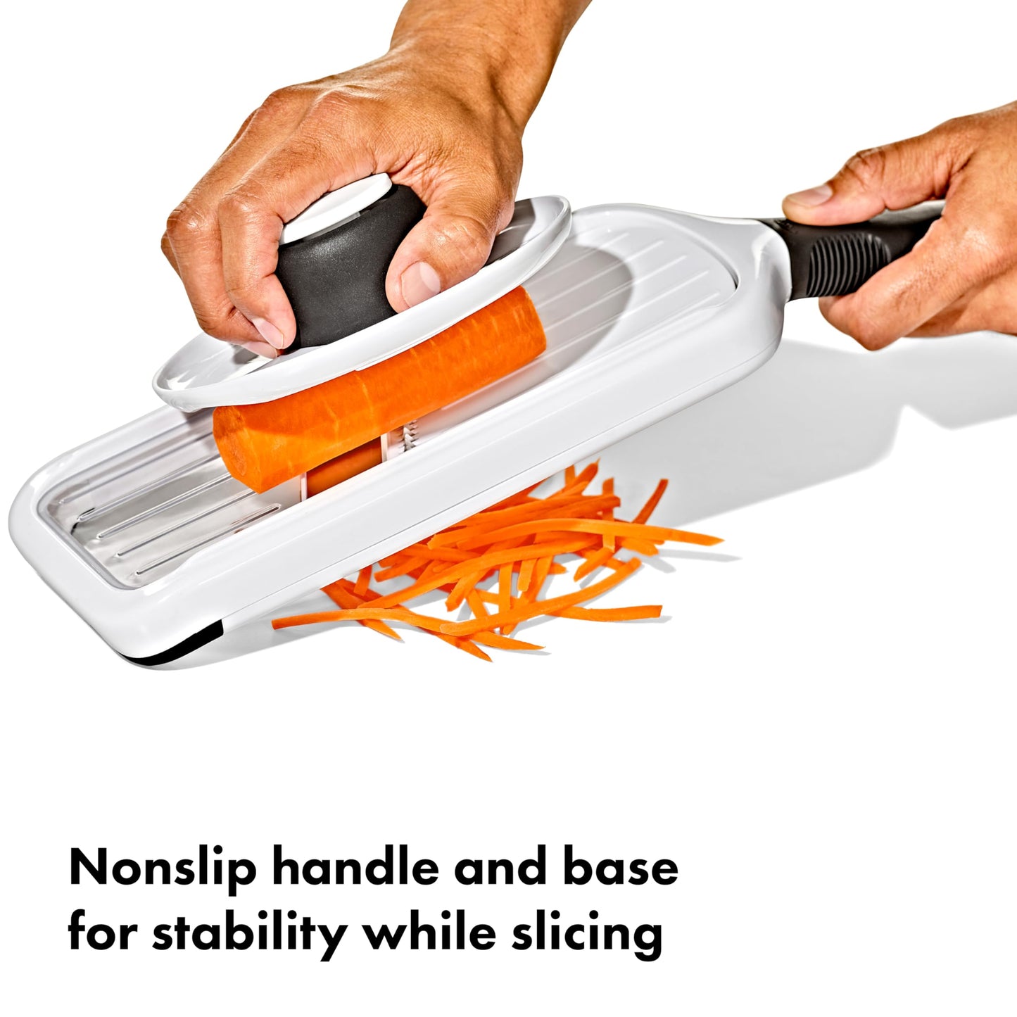 OXO Good Grips Precision Handheld Mandoline, Mandoline Slicer, Adjustable Thickness Vegetable Slicer for Everyday Prep