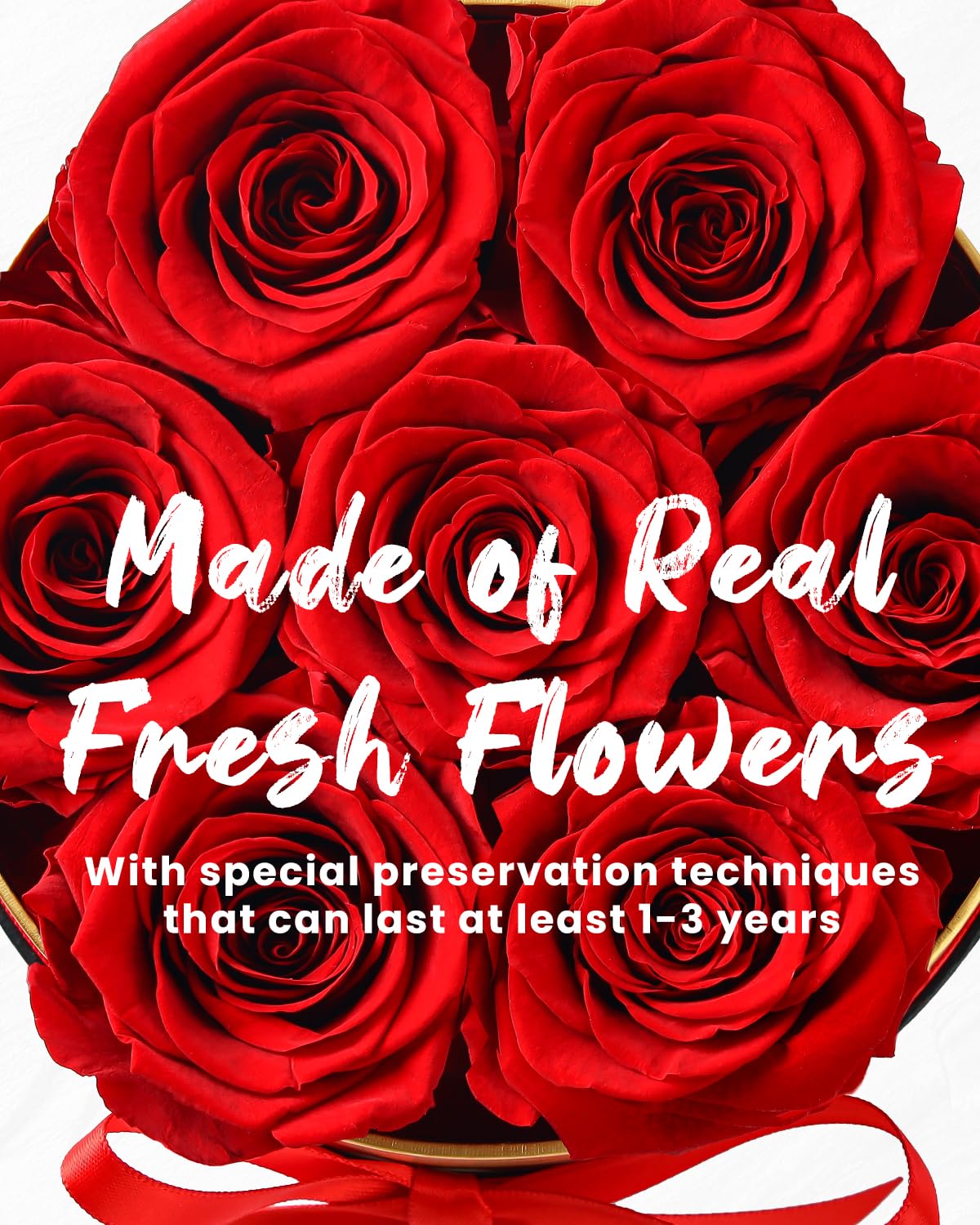 Changshunqi 16 Flowers Forever Preserved Roses in Heart Box, Preserved Flowers for Delivery Birthday Gifts Women Anniversary Forever Flowers for Mothers Gift Real Rose Forever Gifts for Women Mom Wife