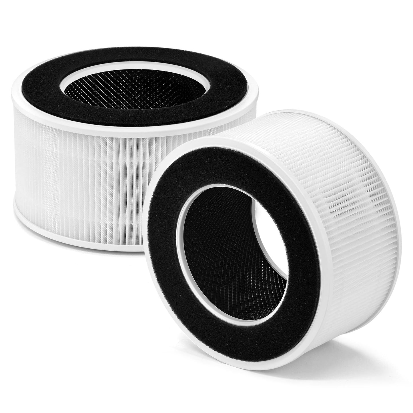 HSIAMEN [2-Pack] AP-T65FL Replacement Filter Compatible with HoMedics Air Purifier AP-T65 AP-T65-GY AP-T63, 3-in-1 H13 True HEPA Activated Carbon
