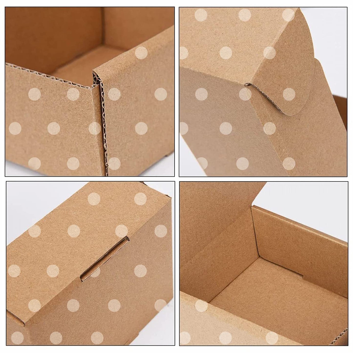 25 Pack Brown Corrugated Cardboard Mailer Boxes - Medium Mailing Boxes for Packaging, Shipping, Gift & Craft Packing, Recyclable (9" x 6" x 2")