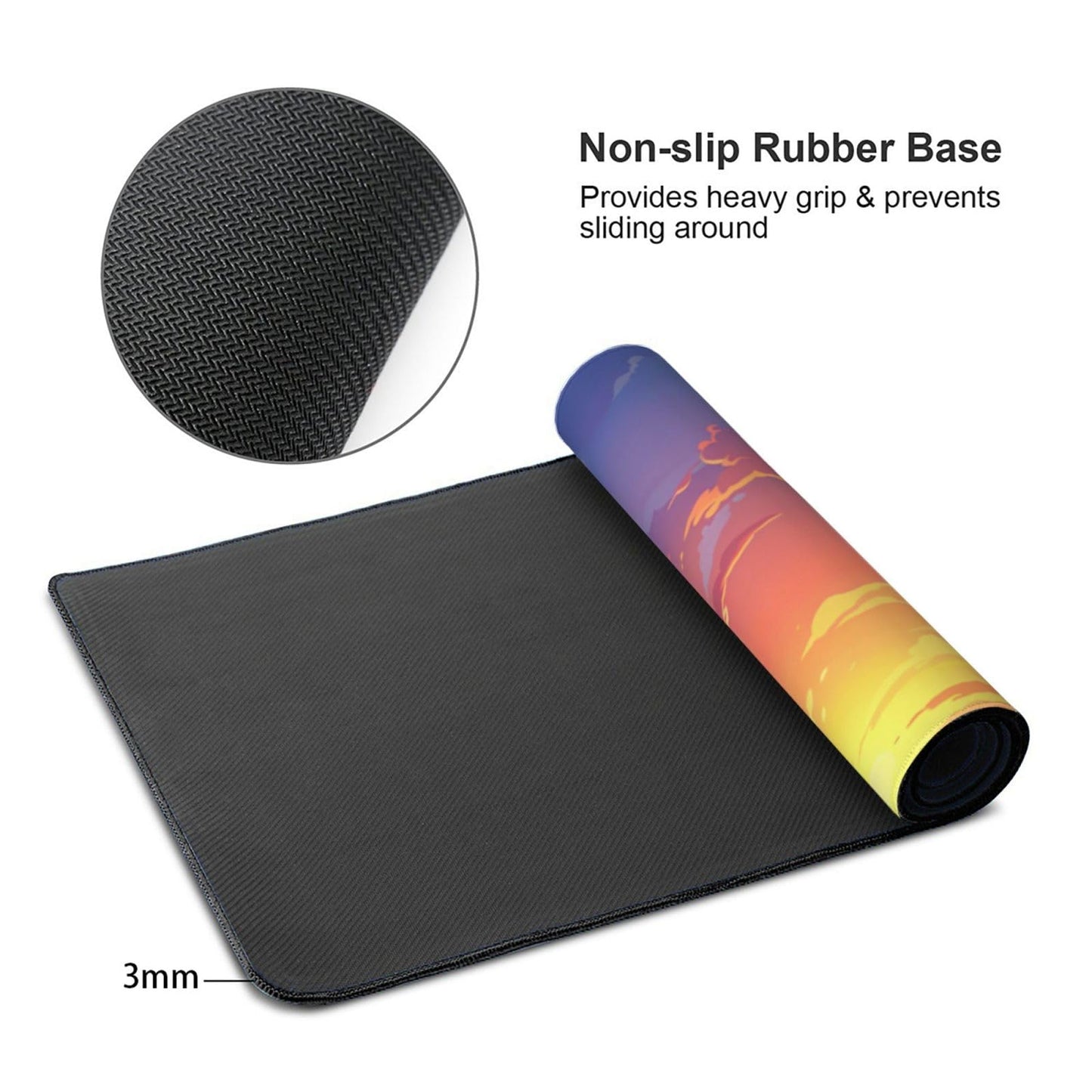 ZOCOZY 48 x 24 Inches Cute Desk Mat Kawaii Pink Purple Desk Pad Anime 3XL Large Mouse Pad Big Full Desk Gaming Mousepad Laptop Computer Keyboard Mouse MatDesk Decor Desk Accessories