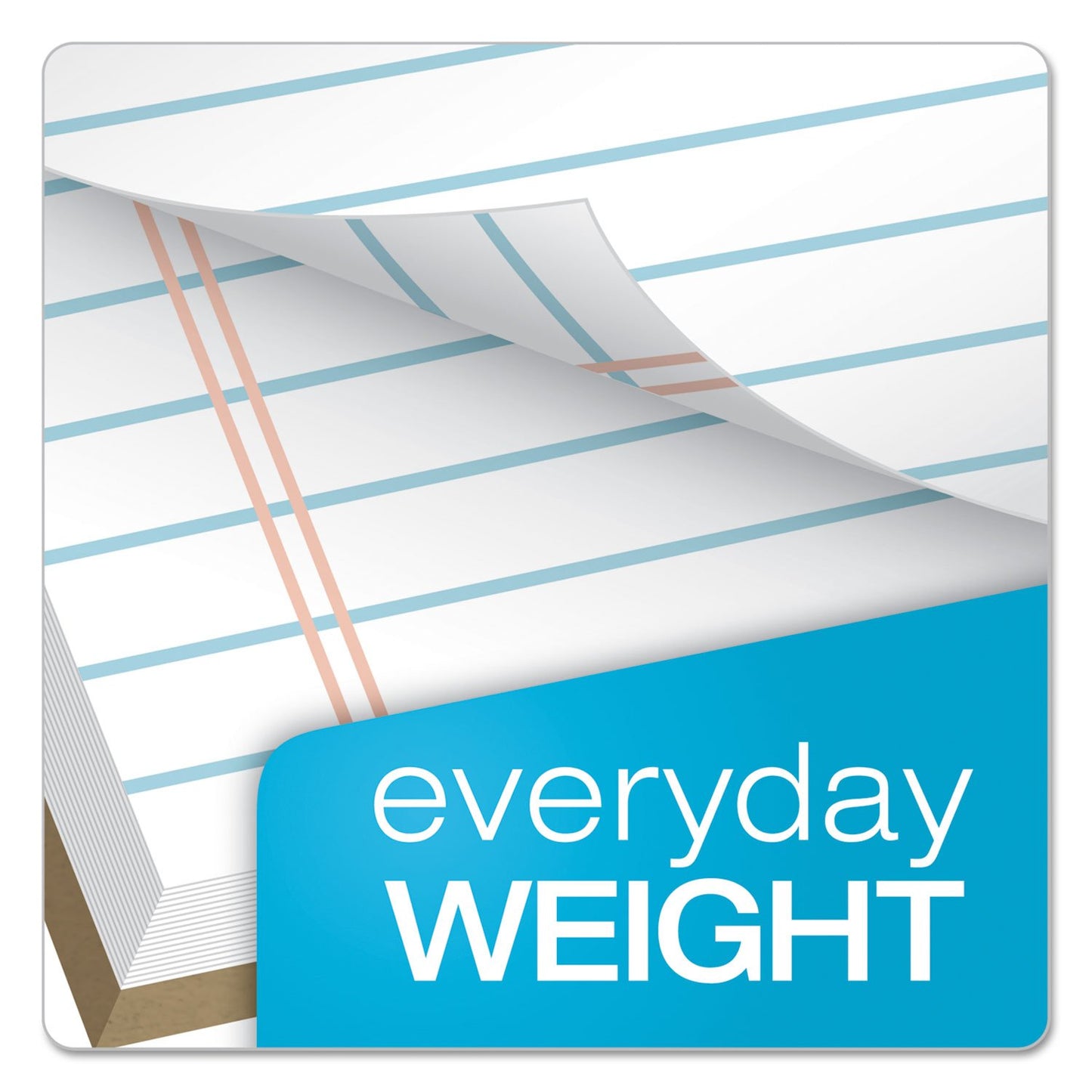 Tops 7573 Perforated Everyday Writing Legal Pad, 8.5 x 14 Inch, White, 12 Count (Pack of 1)