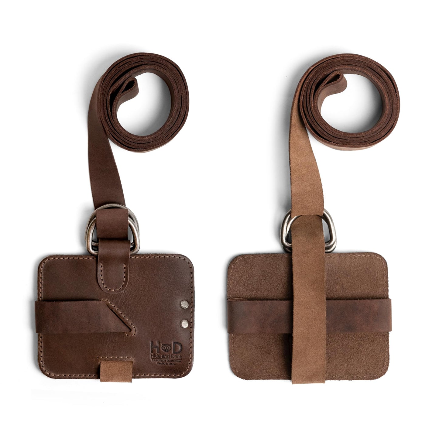Hide & Drink, Adjustable Book Strap Carrier, Shoulder Carry Reader Essentials, Safe Rustic Holder, Full Grain Leather, Handmade Accessory, Bourbon Brown