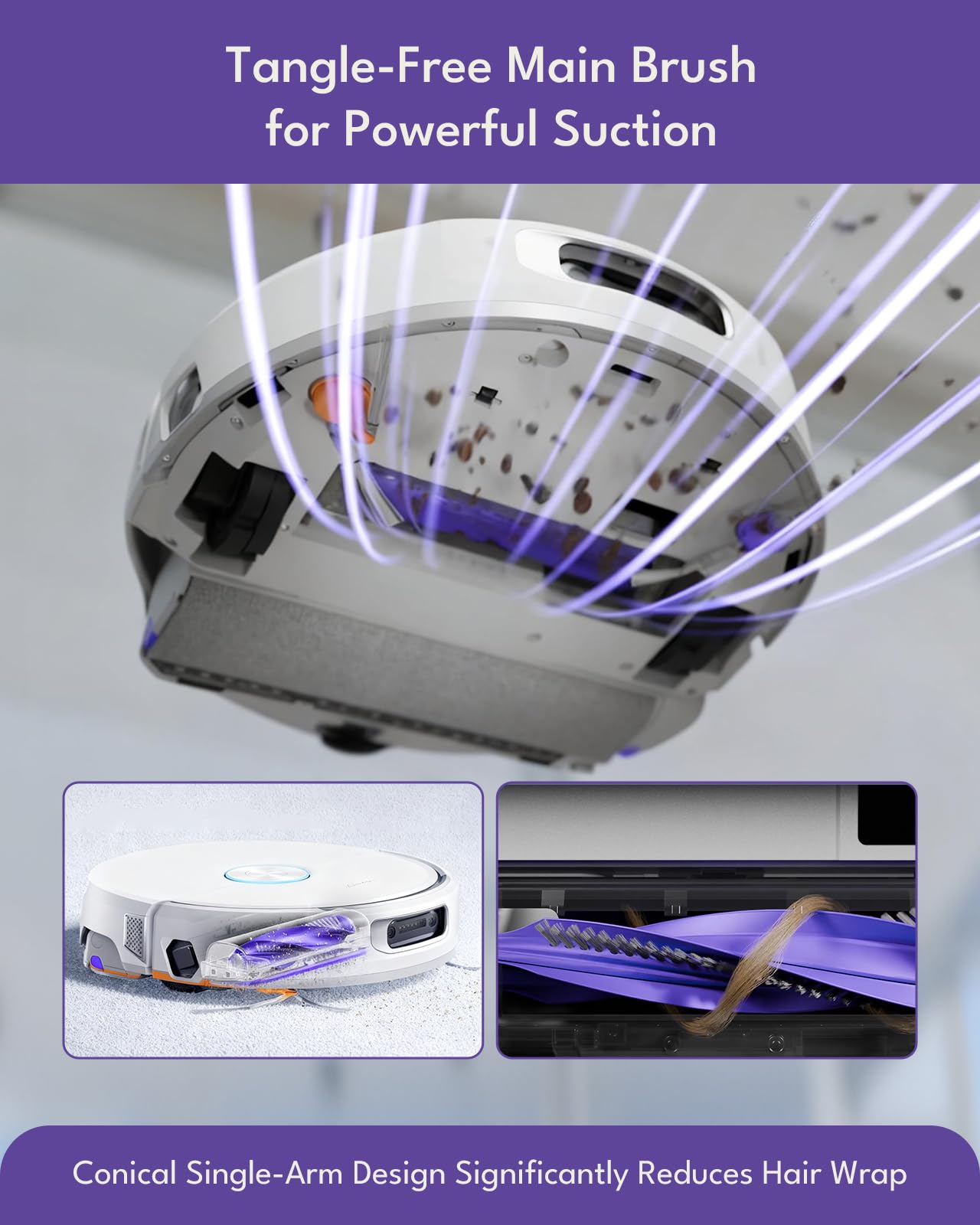 iRobacc 21 Pcs Replacement Parts for Narwal Flow Robot Vacuum Cleaner: 1 Main Brush, 6 Side Brushes, 4 HEPA Filters, 6 Dust Bags, 2 Track Mop Pads, 1 Cleaning Brush