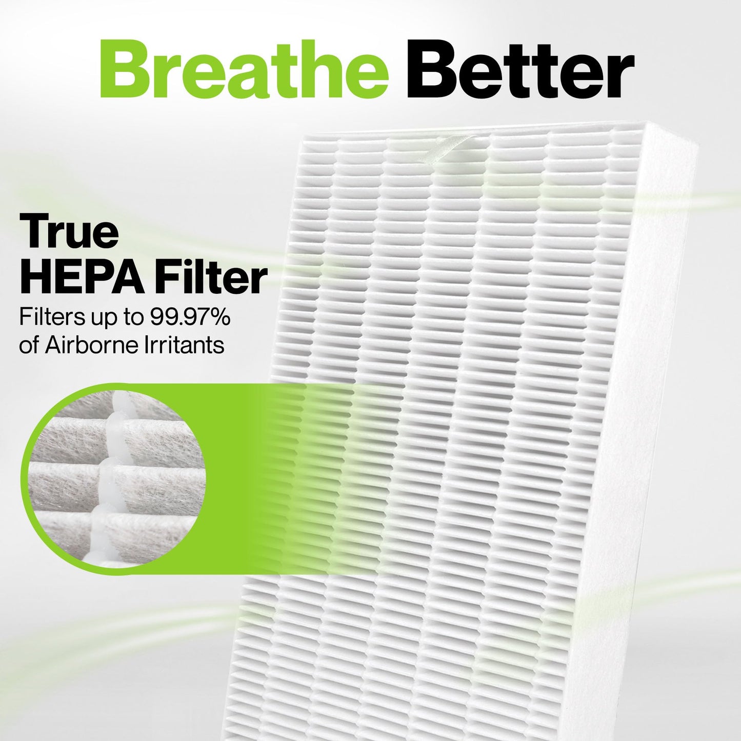Durabasics 6 Pack of HEPA Filters Compatible with Honeywell Air Purifier Replacement Filters, Replacement for Honeywell Filter R, HEPA Filter R, HPA300, HPA 300 & HRF-R3
