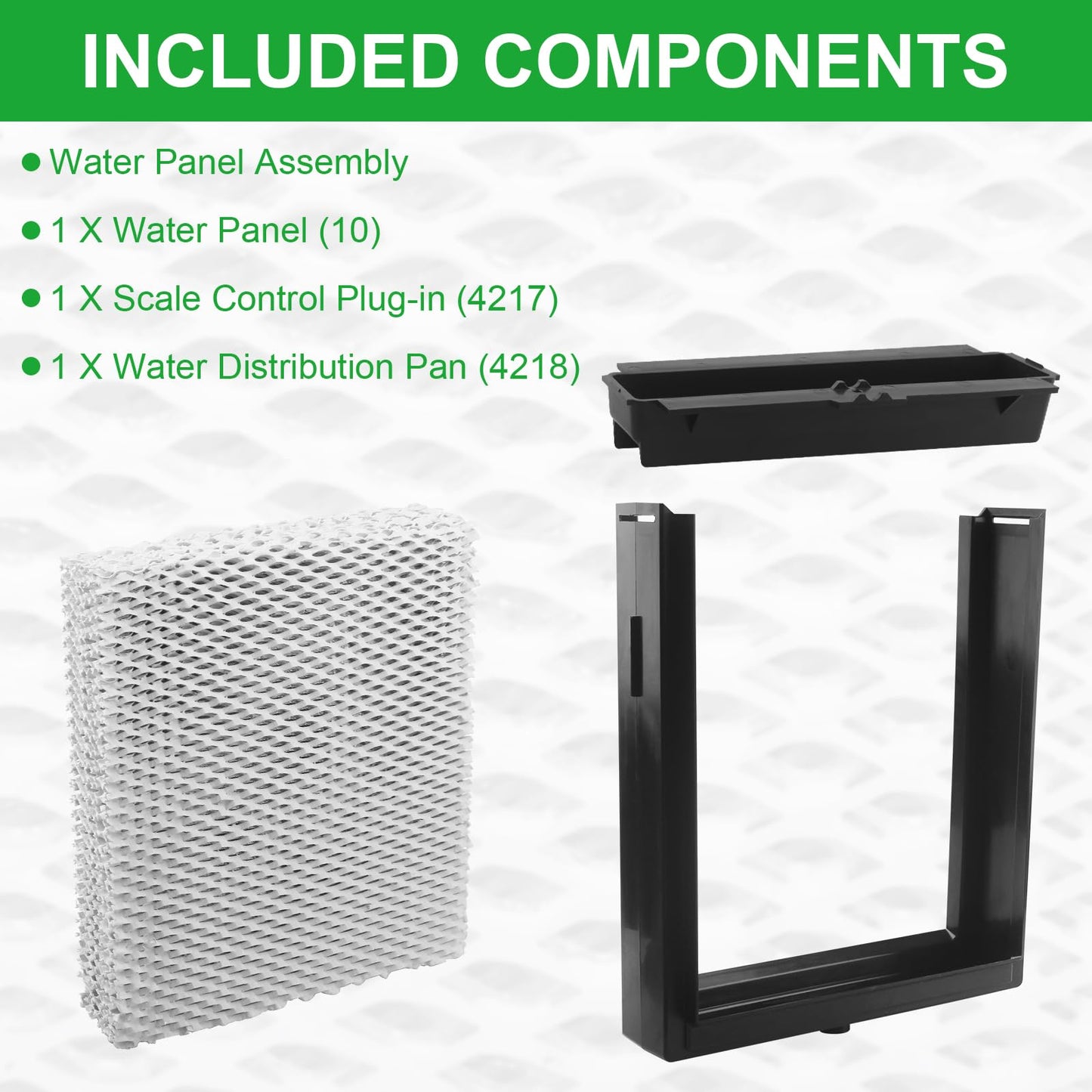 Aulpq 4793 Humidifier Maintenance Kit for AprilAire Whole-House Humidifier 550 558 550A with Water Panel Model No. 10 Humidifier Replacement Filter