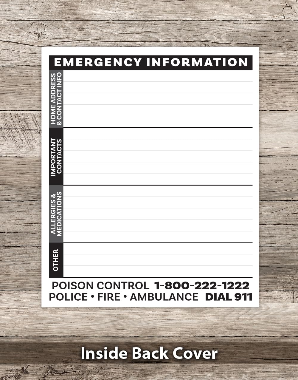 Magnet Notepads - With a peel and stick area for your Business Card! (Box of 100 Notepads) (No Place Like Home)