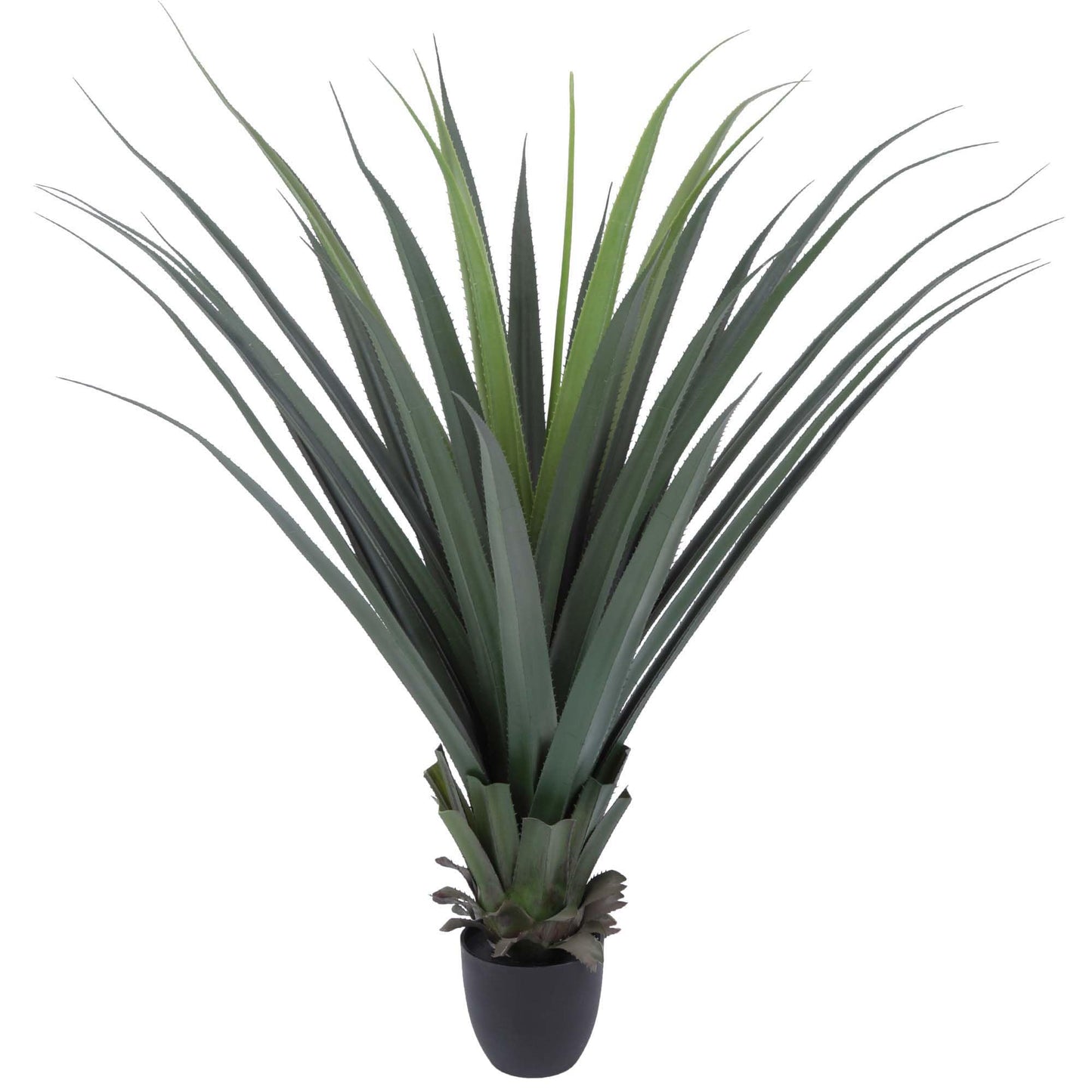 Logkity Artificial Spiked Agave Plant 40inch Faux Agave Plants for Front Porch Patio Indoor Outdoor Home Office Decor
