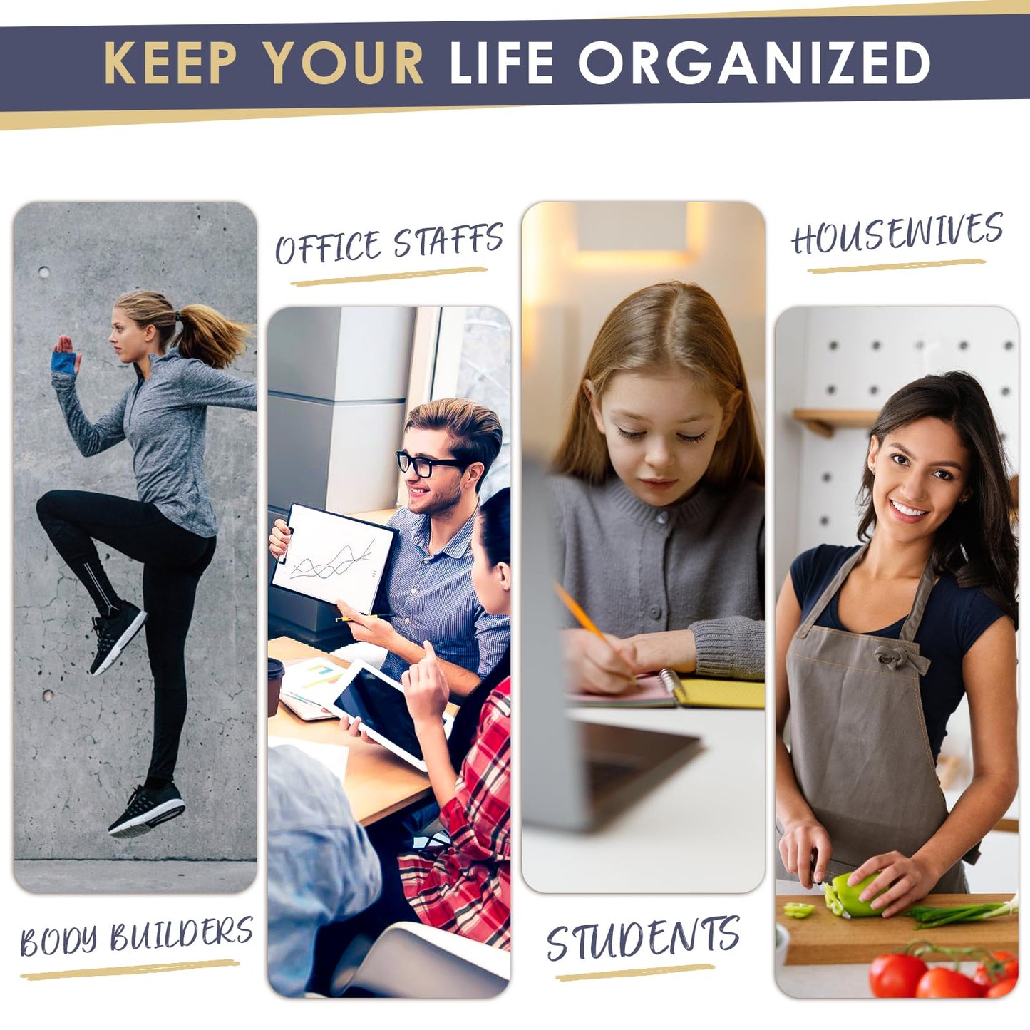 MAKELLO Dry Erase Calendar for Wall, Large White Board Calendar with Next Month for Office, Family, Kitchen and Bedroom, 36x24 inches