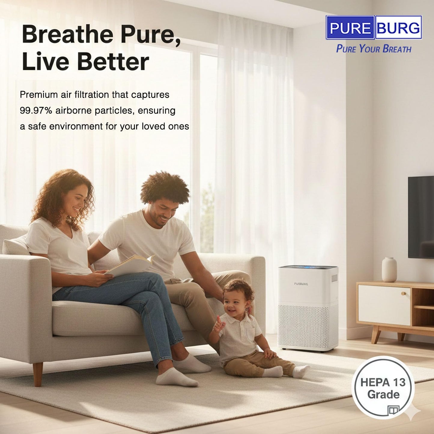 PUREBURG Replacement True HEPA Filter Compatible with Honeywell InSight HPA5300B HPA5350 & PowerPlus HPA3300 Air Purifiers, HRF-R3(Filter R), HRFSC1(Filter S), HRF-A300(Filter A) HRF-ARVP300