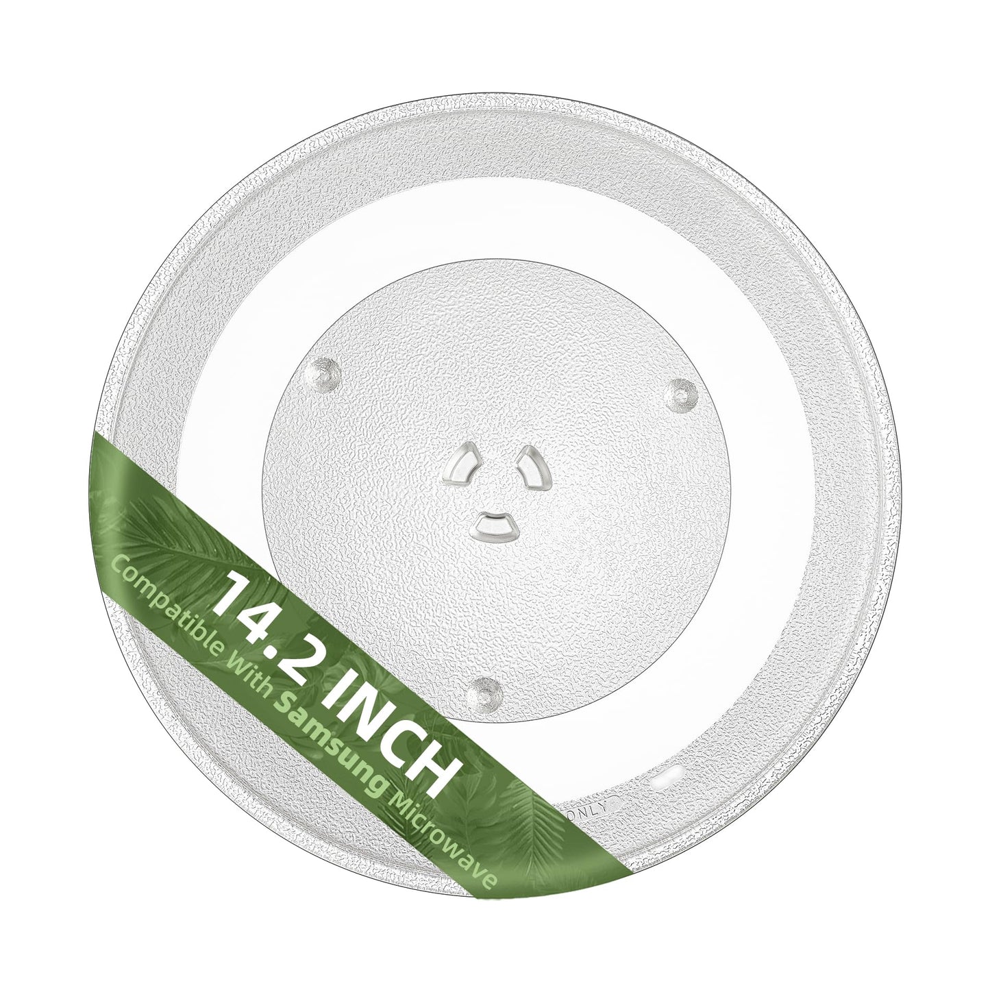 Gemroom 14.2" Microwave Turntable Plate for Samsung Microwave Compatible with Part # DE74-00023A, DE74-20002 Series 14 1/8 inch Samsung Microwave Glass Plate