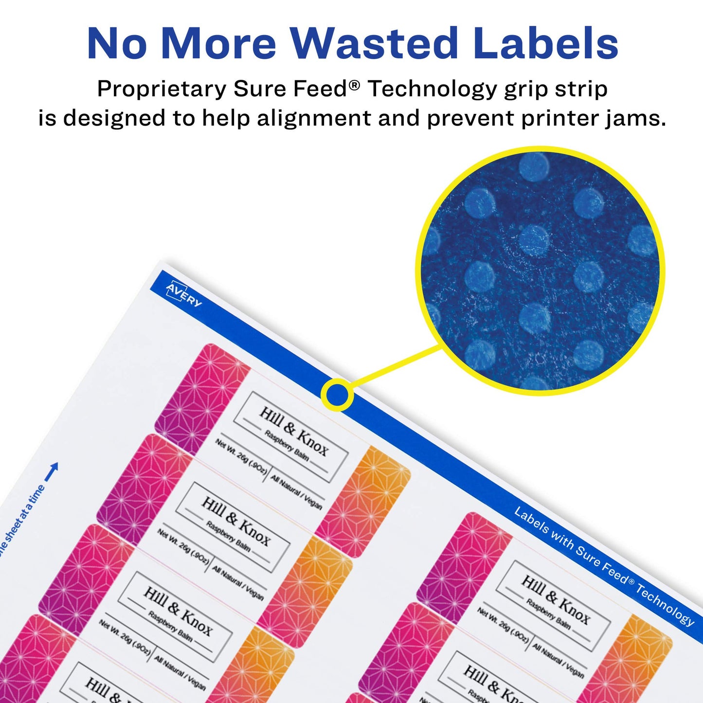 Avery Printable Durable White Rectangle Labels, Sure Feed Technology, 1" x 4", Waterproof Labels, Laser & Pigment-Based Inkjet Compatible, 1000 Total, Great for Product Branding, Marketing, and More