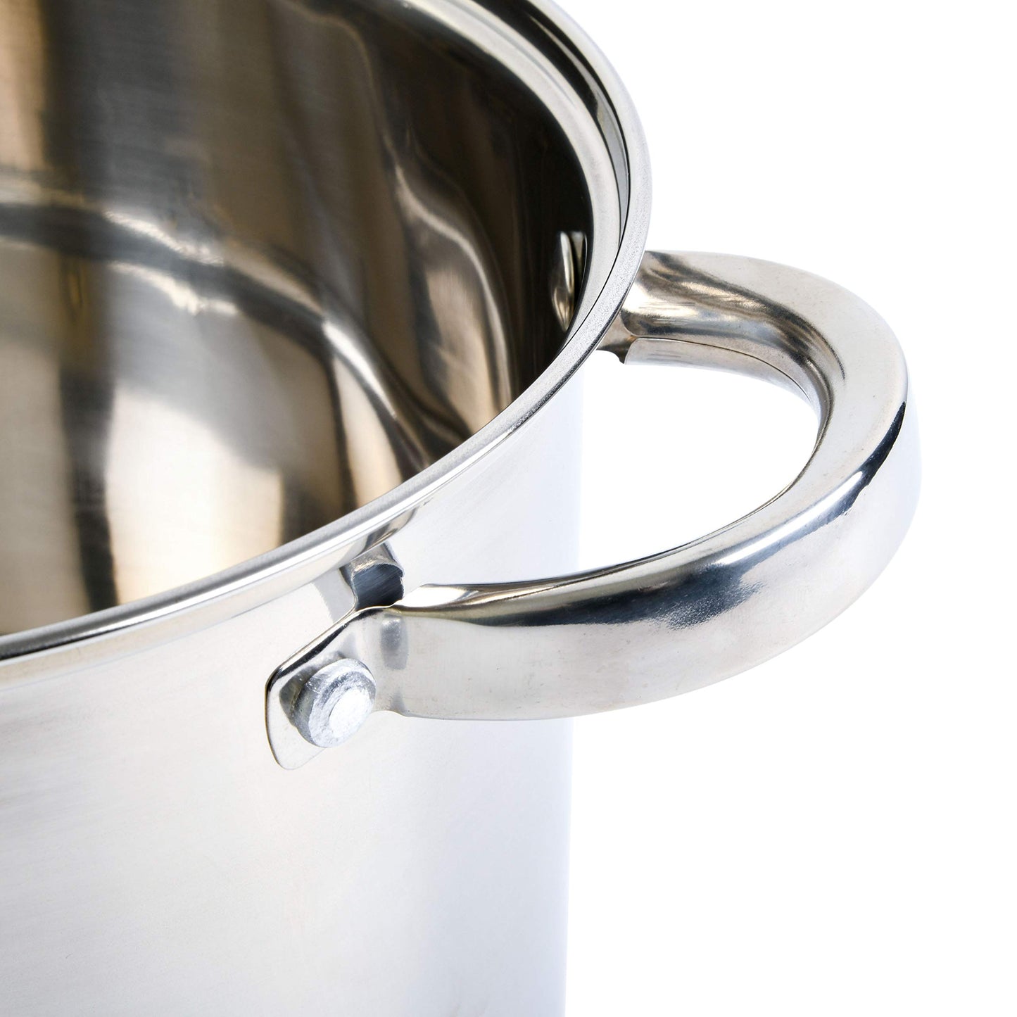 Oster Sangerfield 5-Quart Stainless Steel Pasta Pot Set with Steamer Basket and Lid – Durable Kitchen Cookware for Boiling and Steaming
