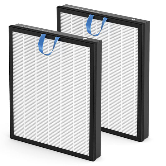 Vital 200S Replacement Filter Compatible with LEVOIT Vital 200S and Vital 200S-P Air Purifier, HEPA and High-Efficiency Activated Carbon Vital 200S-P Filter, Vital 200S-RF, LRF-V201-WUS, 2 Pack, White