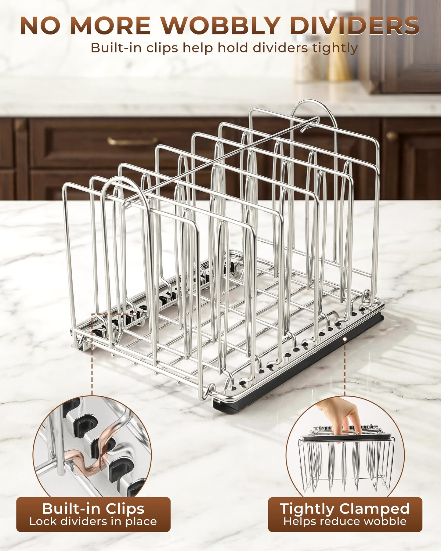 EVERIE 12 Quart Sous Vide Container with Collapsible Hinged Lid + Wobble-Free Stainless Steel Rack Divider— NSF Approved Container, BPA-Free Lid, Compatible with Anova and Instant Pot