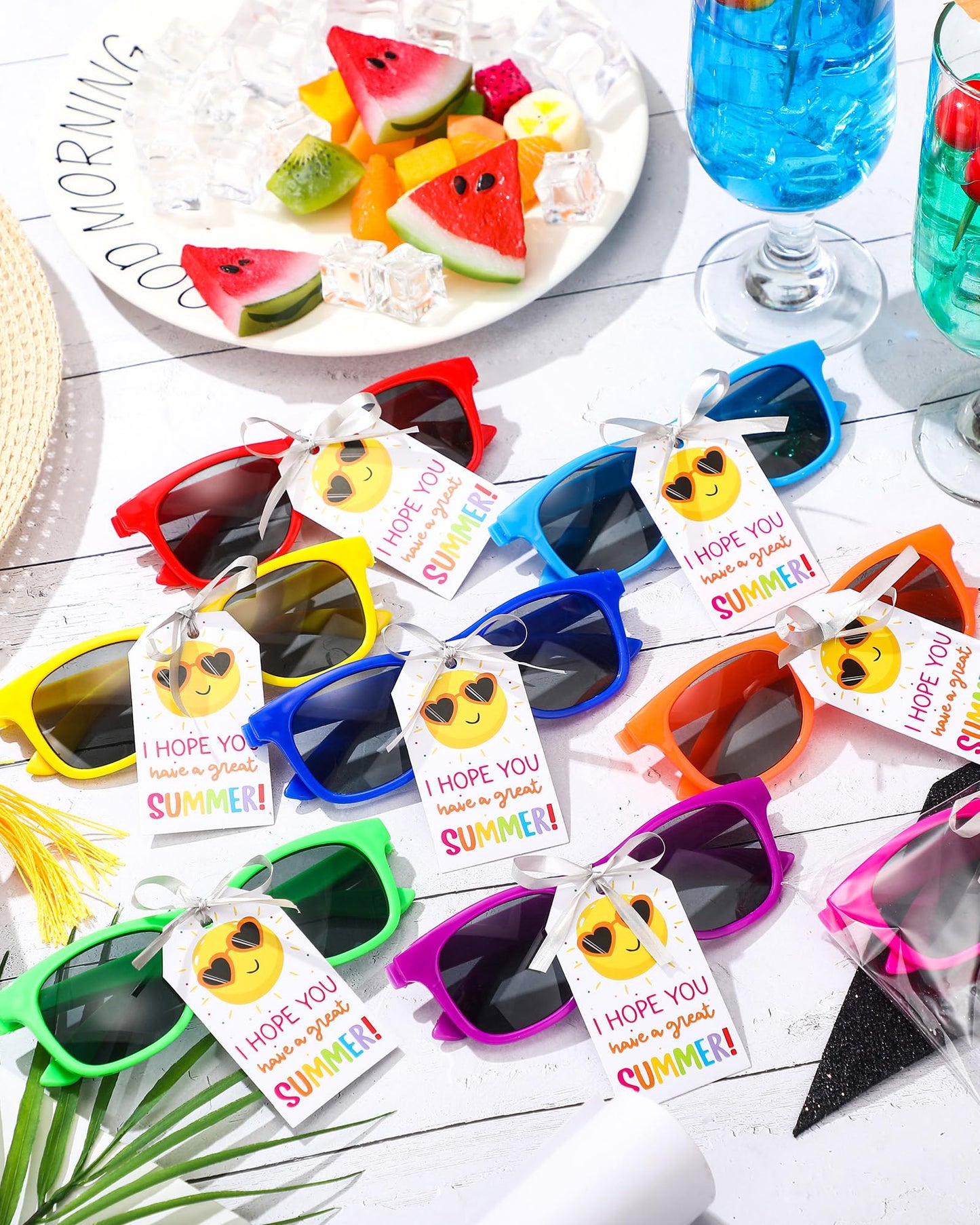 Geiserailie 48 Pcs End of The School Year Gifts for Students from Teacher Bulk Pre K Graduation Sunglasses Kindergarten Preschool End of Year Graduation Gifts for Classroom Summer Party Favors