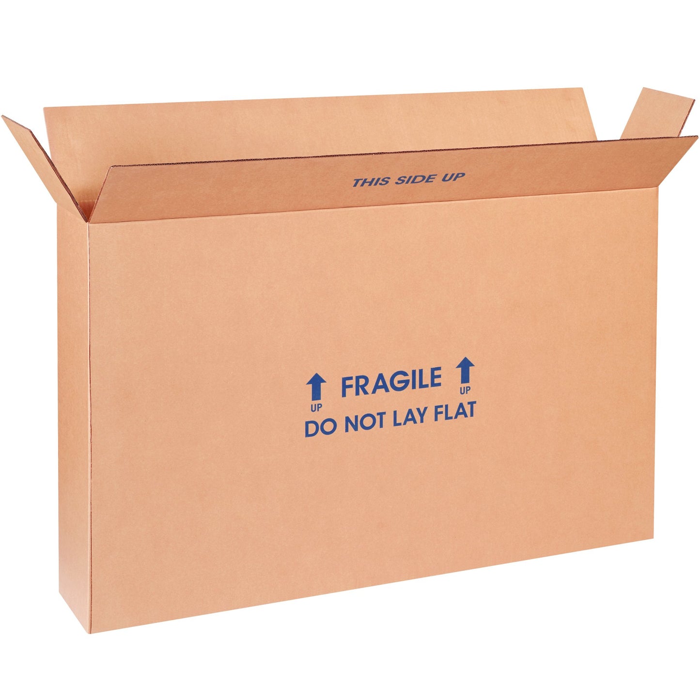 Boxes Fast BF22616FPFOL Flat Screen TV Cardboard Moving and Shipping Box, Fits 19-22”, Kraft (Pack of 5)