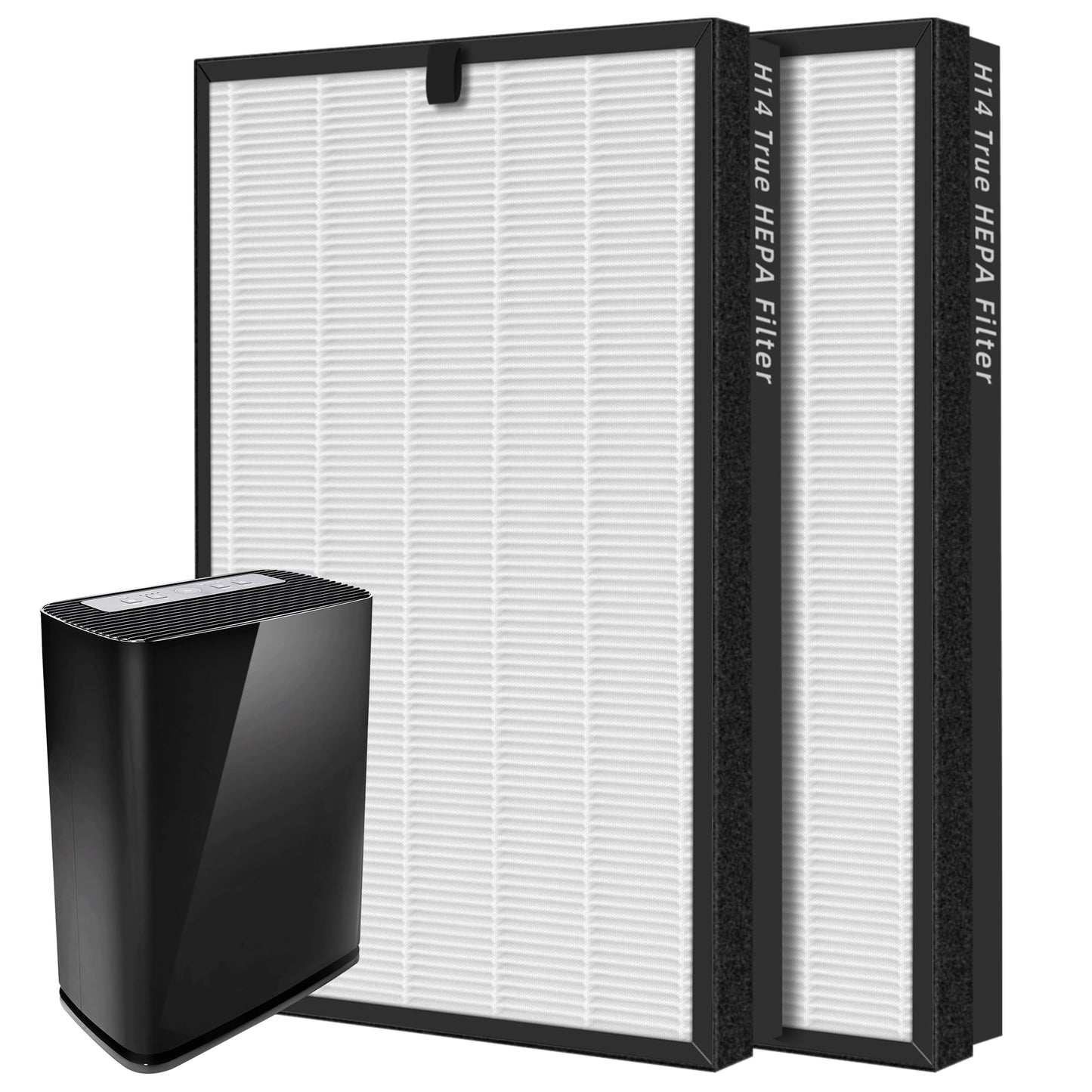 Pulluty 400 Replacement Filter for Puro 400 Air Purifier,3-in-1 High-Efficiency Activated Carbon Filter,2 Pack