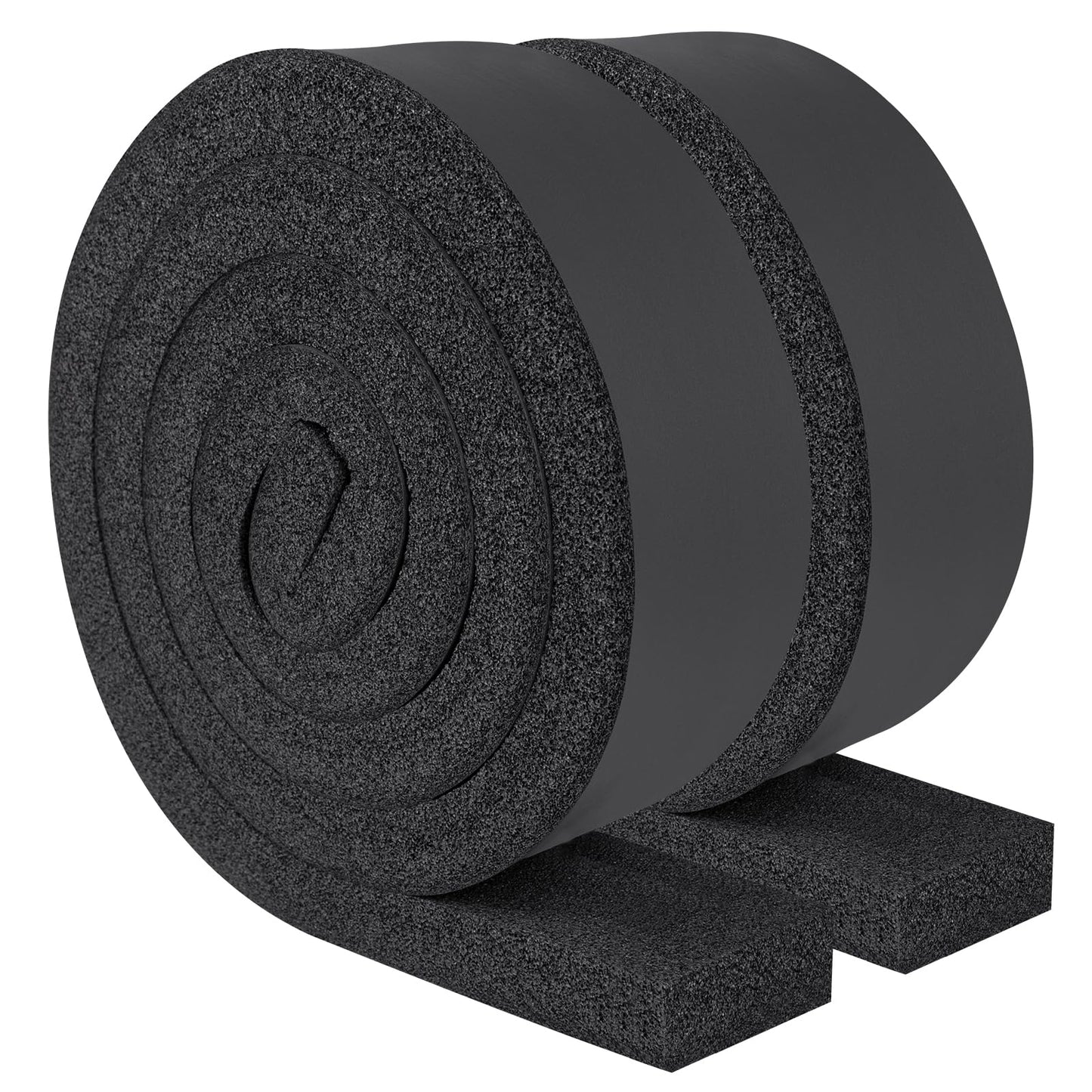 Yotache Window Air Conditioner Foam Insulation Strip 2 Pcs 2"x1", Non-Adhesive Air Conditioning Weather Strip, Total 13 Feet Long