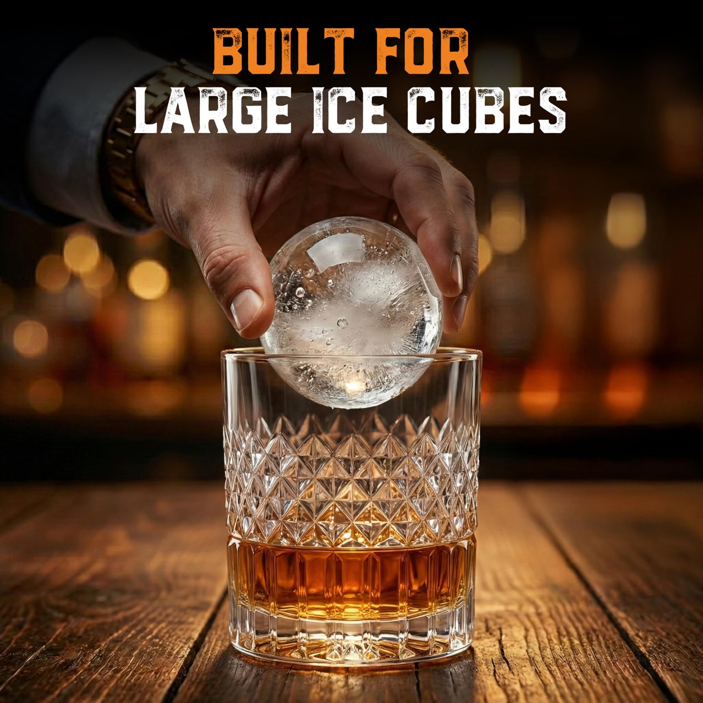 Aged & Charred Lead-Free Crystal Whiskey Glasses With Heavy Base (Set of 4) - 11 Oz Rocks Barware for Old Fashioned, Bourbon, and Cocktail Drinks - Premium Whiskey Bourbon Gift for Men