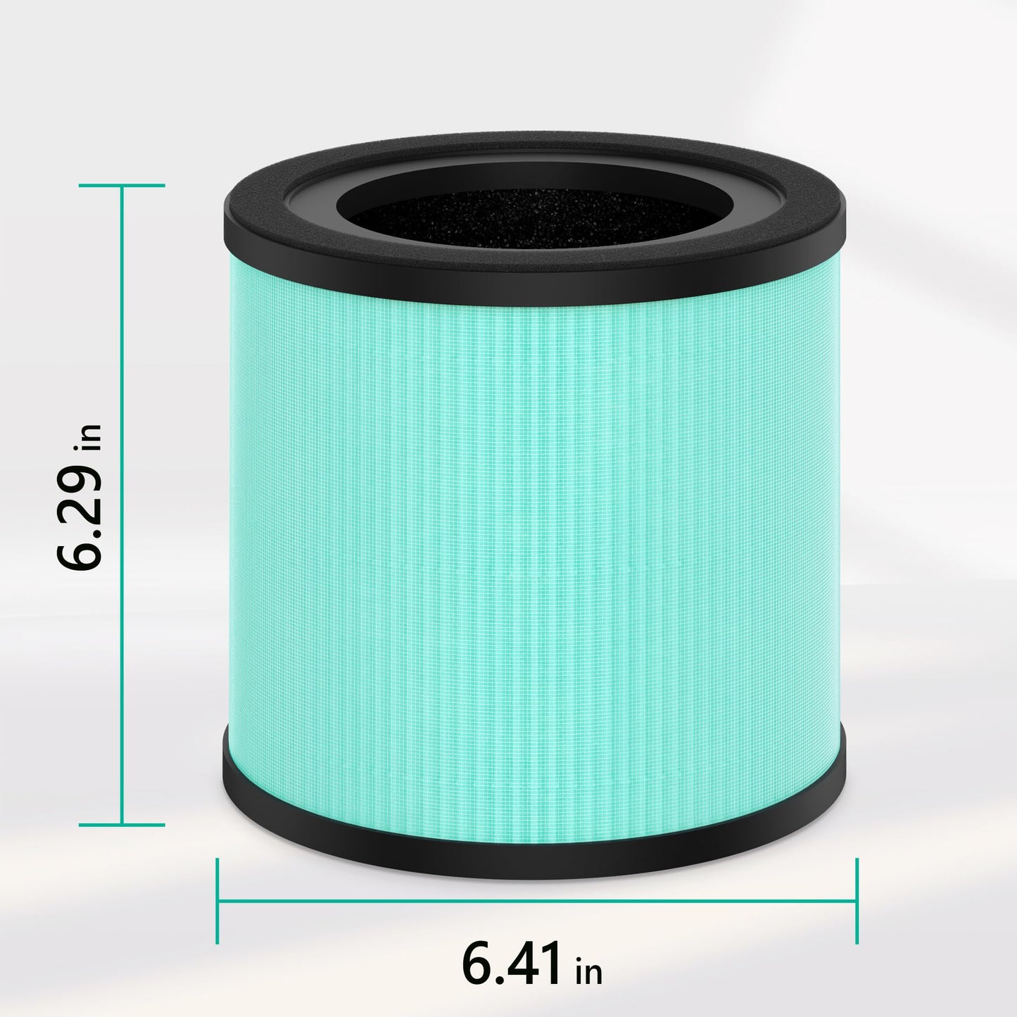AS200 H13 True HEPA Replacement Filter Compatible with Airspark AS200 AS300 Purifier, 4-in-1 True HEPA Filter High-Efficiency Carbon Filter Filtration,2 packs Green