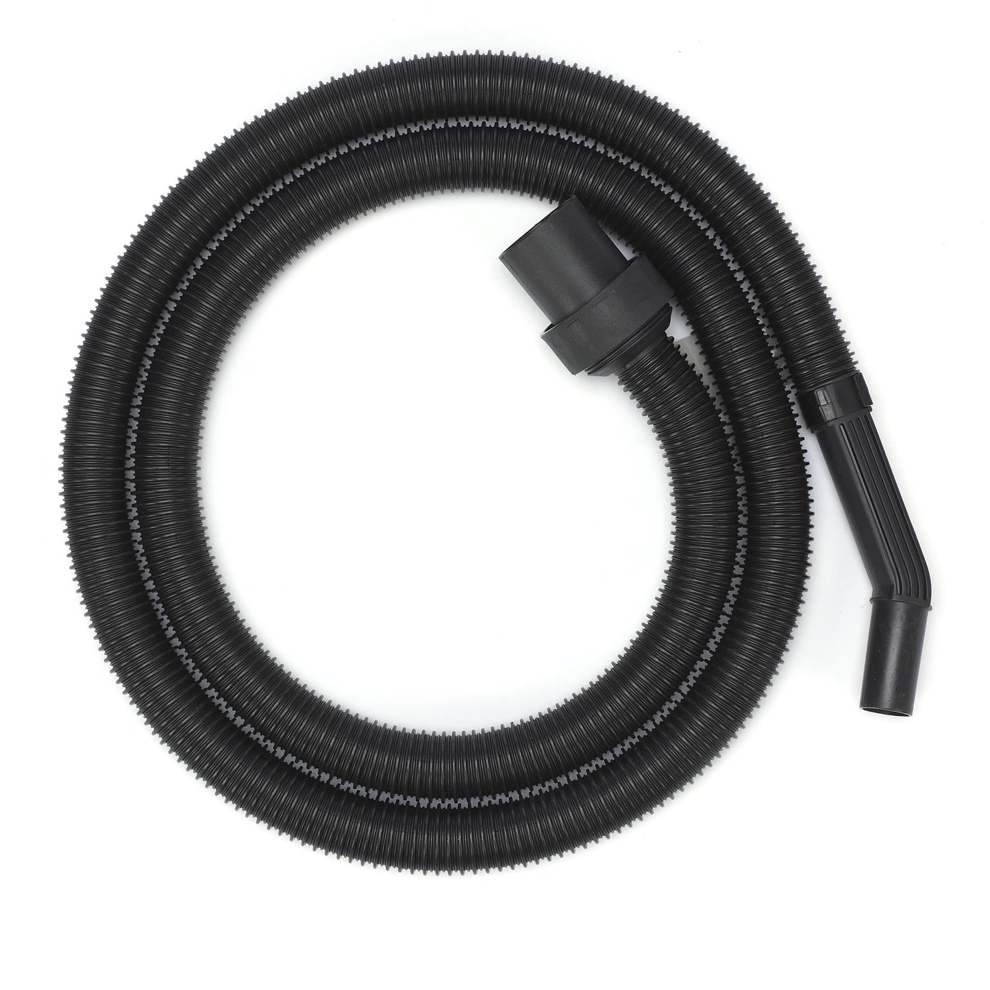 Shop-Vac 9056500 Hose w/Curved End, 1-1/4 in. Diameter x 8 ft. Length, Long Reach, Black, (1-Pack)