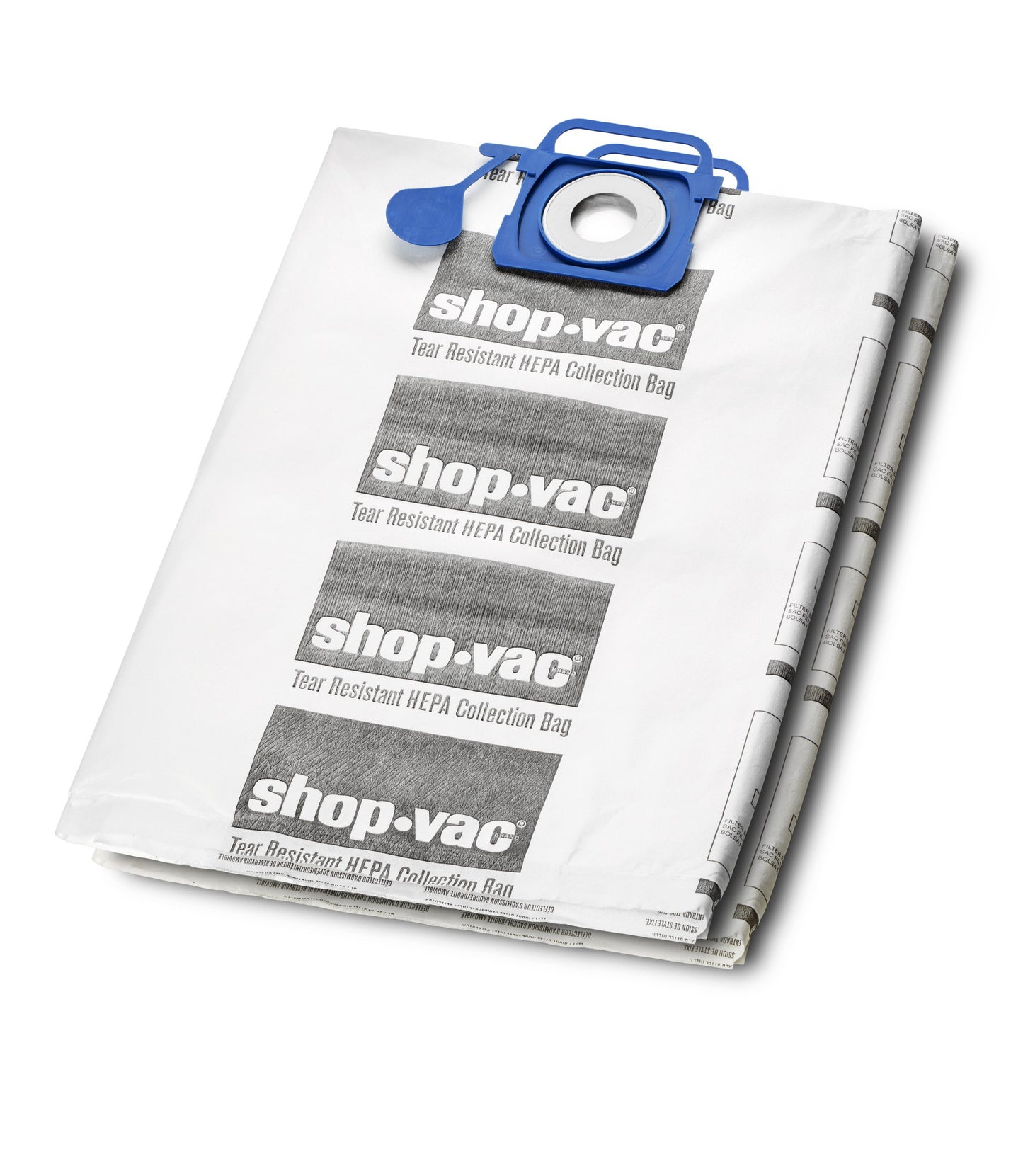 Shop-Vac 9021833, Tear Resistant HEPA Collection Bags, Fits 12-20 Gallon Vac Tanks, (2-Pack)