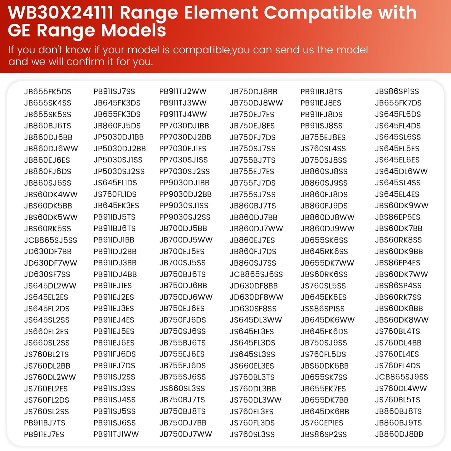 Puxyblue 𝟮𝟬𝟮𝟲 𝙐𝙥𝙜𝙧𝙖𝙙𝙚𝙙 WB30X24111 9-In Dual Range Radiant Surface Element Compatible with GE Range Radiant Element 9 Glass Cooktop Radiant Element(3100W 240V) 4465256 AP5989975 PS11729126