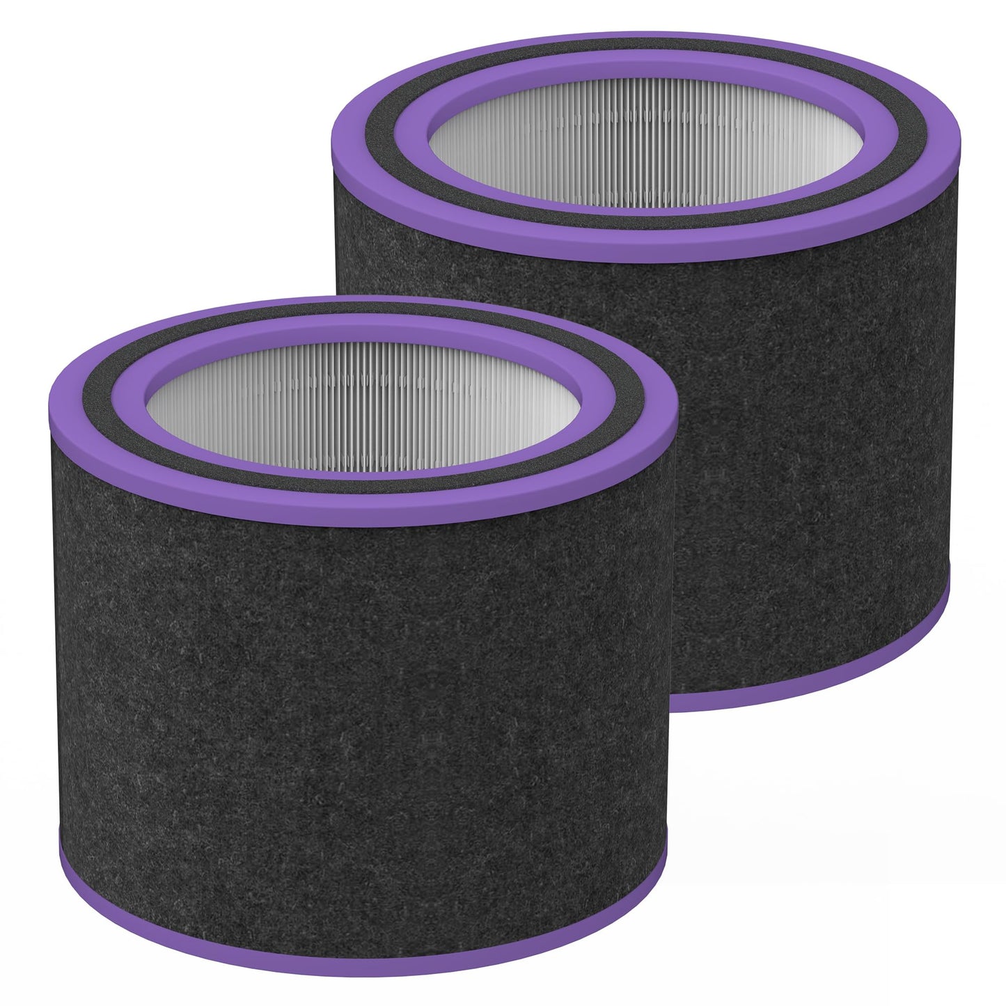 FLT151 Replacement Filter V Pet Pure HEPA Compatible with AC3000W, AC3000B, AC3050, AP3151W, AC151 Airsafe Air Purifiers, 2 H13 HEPA + 4 Carbon Pre-Filter, FLT151PT for Pet Pure