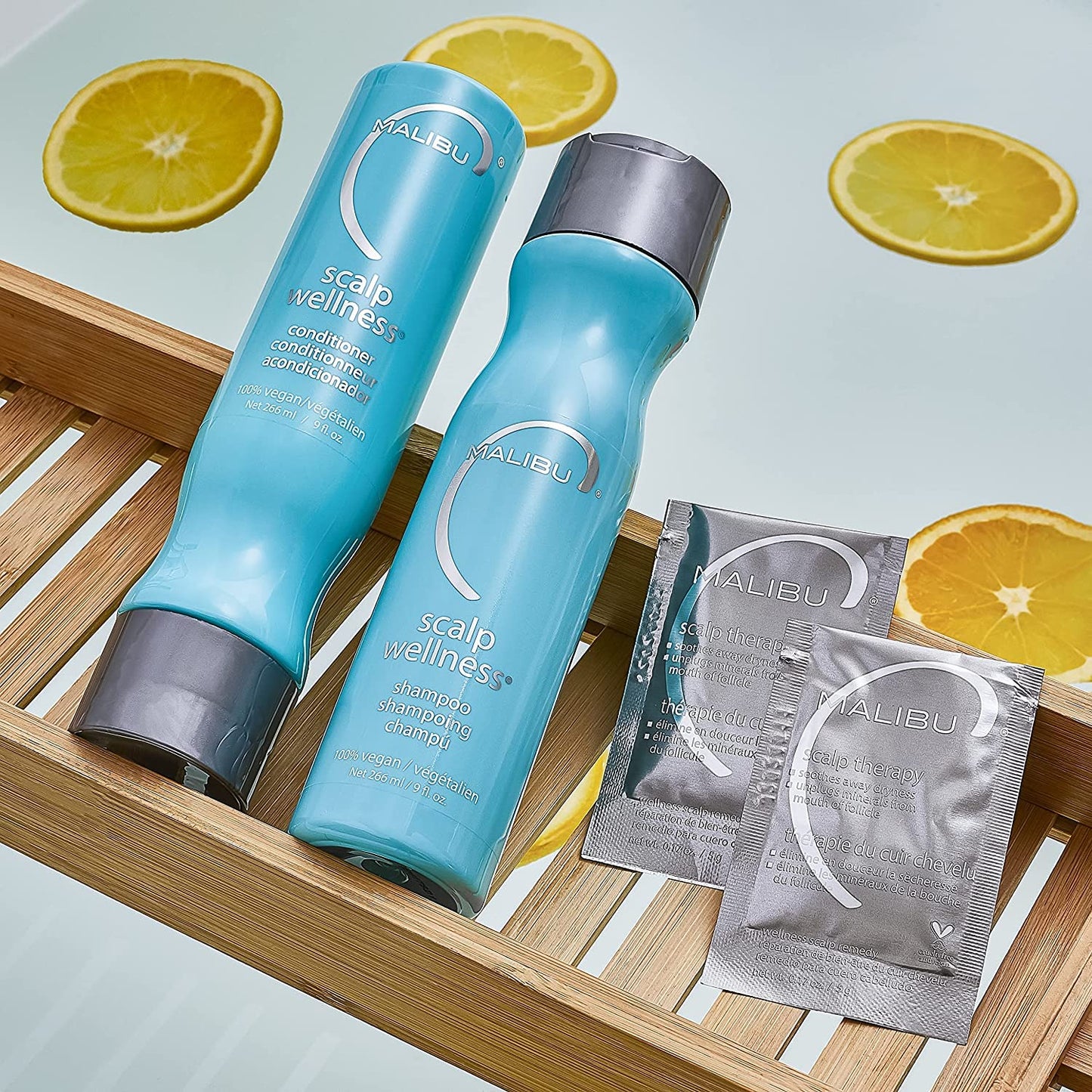 Malibu C Scalp Wellness Hair Shampoo - Sulfate-Free & Moisturizing Shampoo - Nourishing Scalp Care with Sulfate-Free Surfactant Technology (33.8 oz)