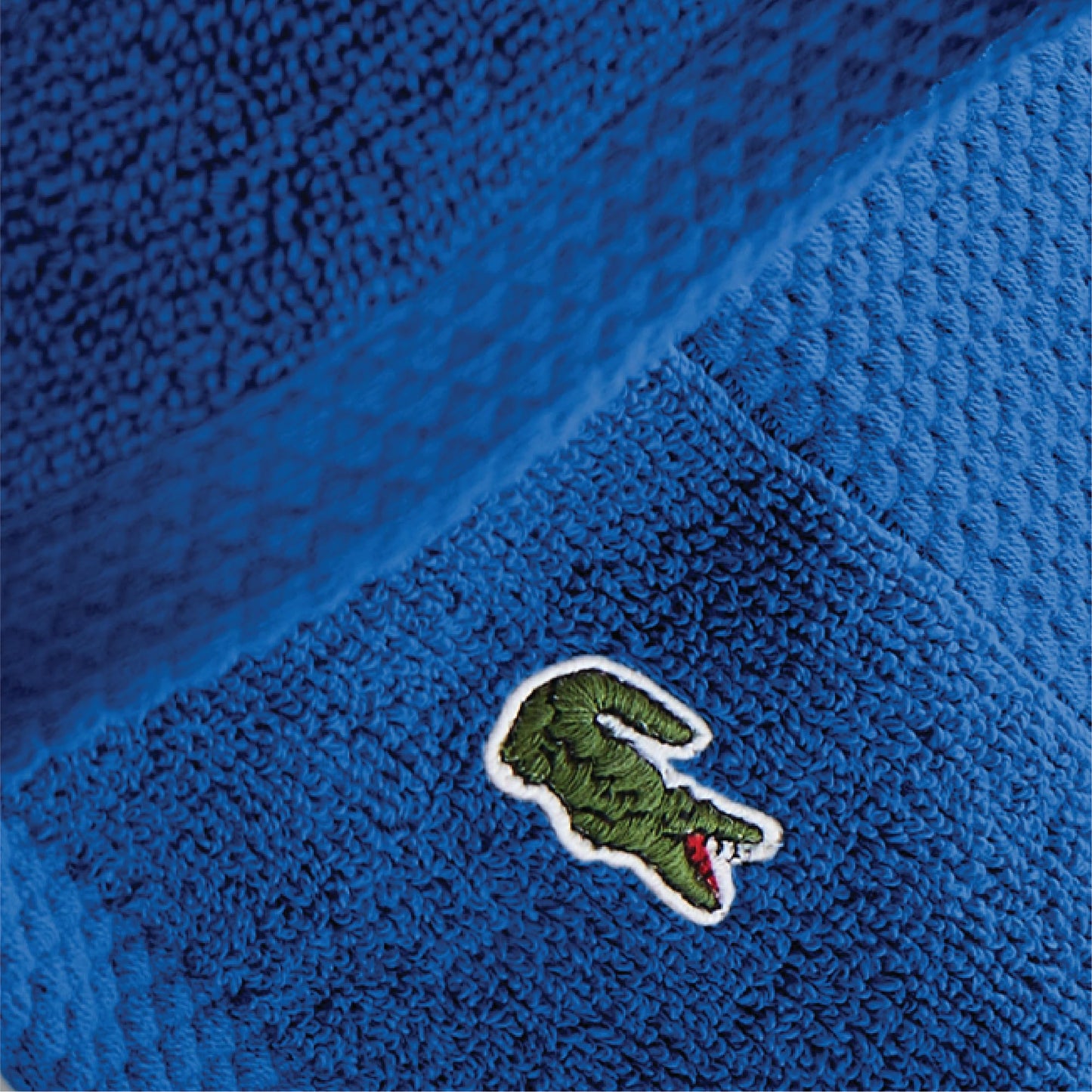 Lacoste Heritage Anti-Microbial Supima Cotton Bath Towel, Surf Blue, 30" x 54" – Highly Absorbent & Quick Drying, Premium Super Soft Bath Towel, Bathroom Essential, Machine Washable