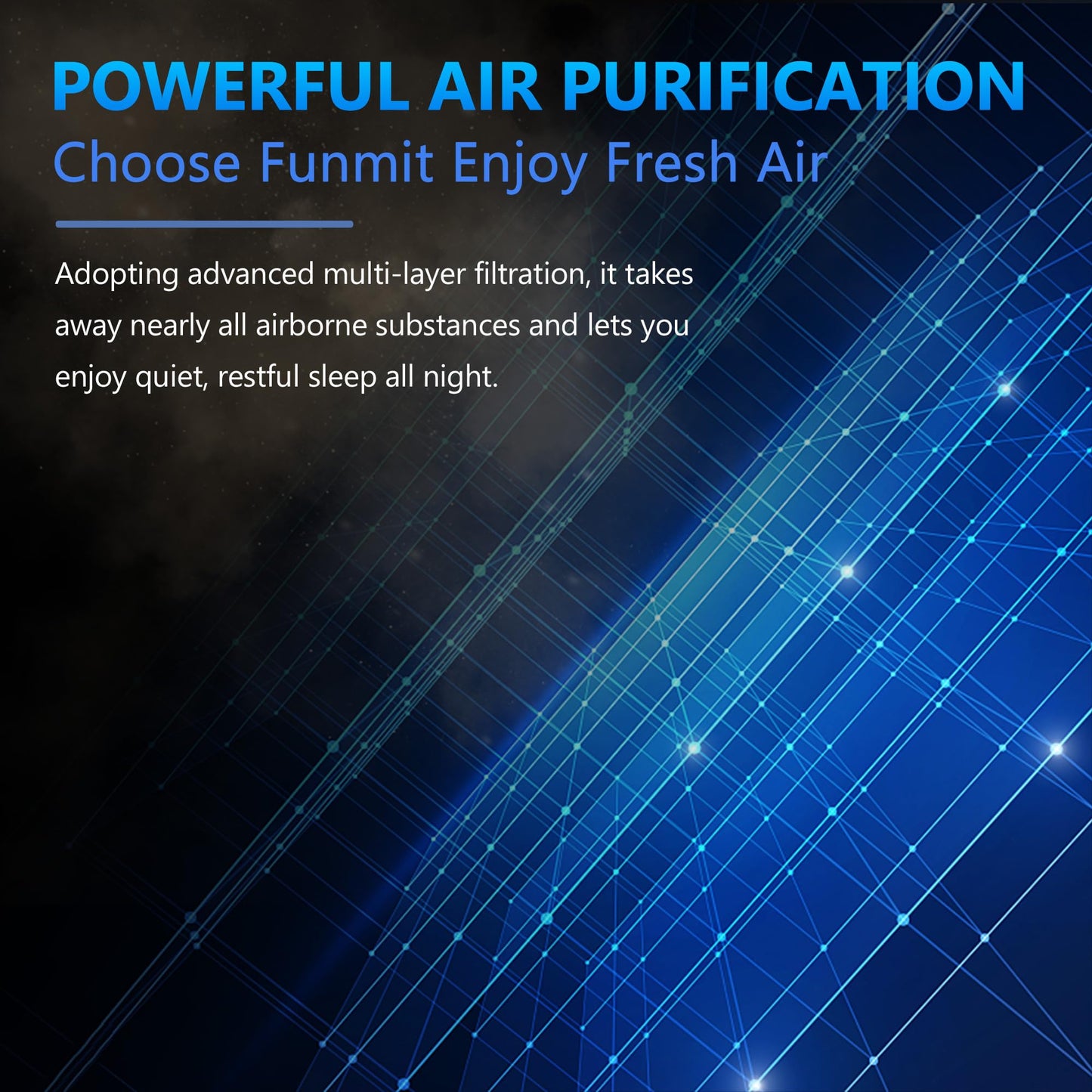LV-H132 Replacement Filter for LEVOIT Air Purifier Replacement Filter LV-H132-RF, Funmit 3-in-1 Filter Replacement, 4 Pack