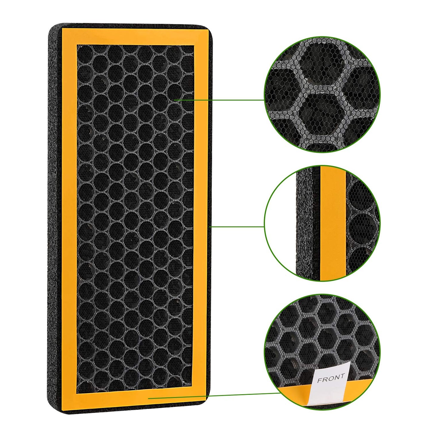 PetPlus at-PETODR Replacement Filter Pack Compatible with HoMedics PetPlus at-PETODR and TotalClean at-OFL Filter for AT-PET01, AT-PET02, AR-45, 4 Pack