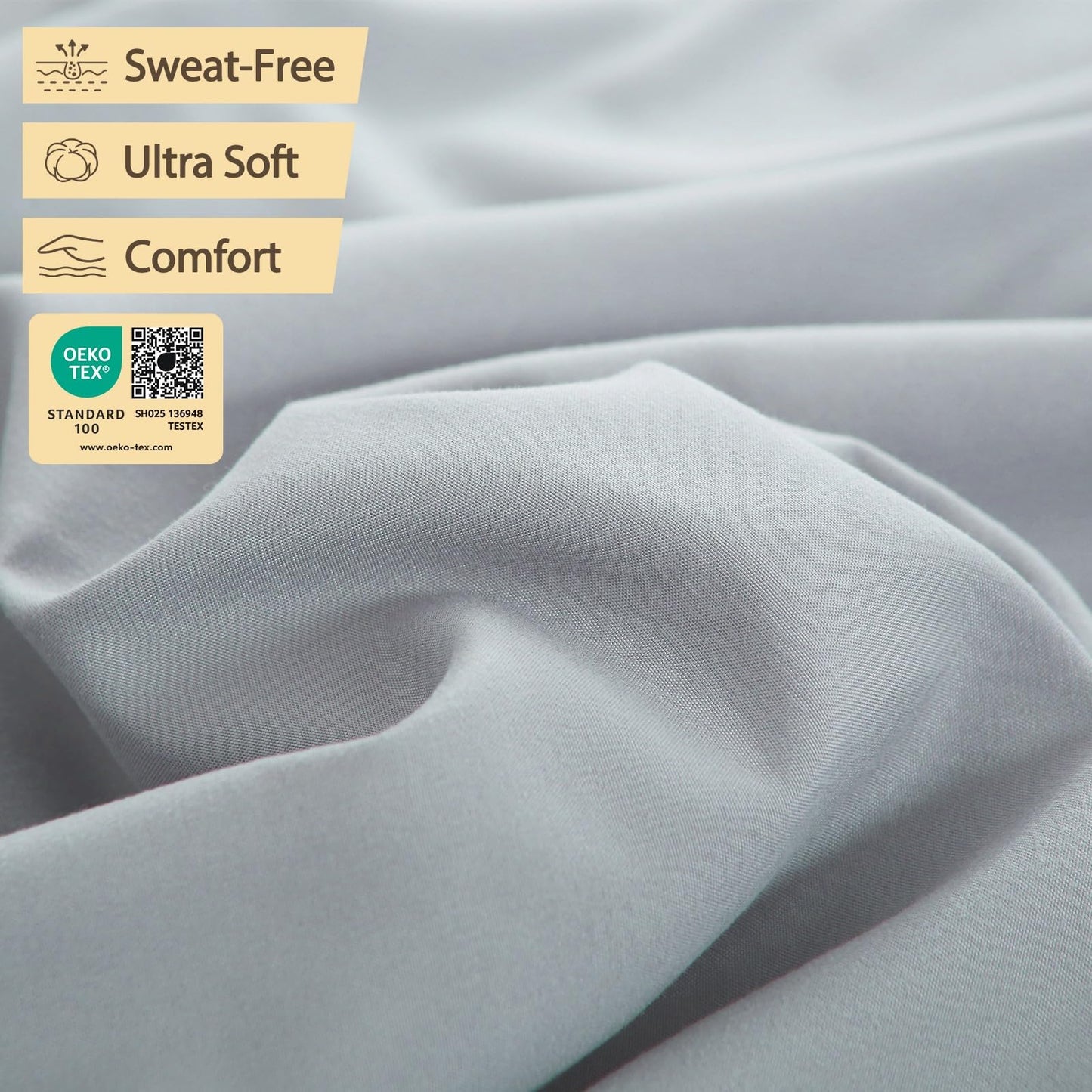 Air Mattress Sheet Set Twin Size,3 Piece Deep Pocket Bed Sheet Set for 16-24 Inch Air Bed,Easy Inflate Access,Perfect for Guest Room, RV, Camping,Gray