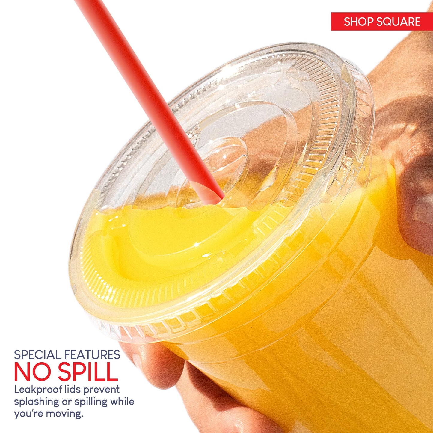 (100 Sets) 32 oz Cups with Lids and Straws, Clear Plastic Cups with Lids and Straws, Disposable Drinking Cups for Cold Drinks, Iced Coffee, Milk Shakes, Smoothies, Bubble Boba Tea