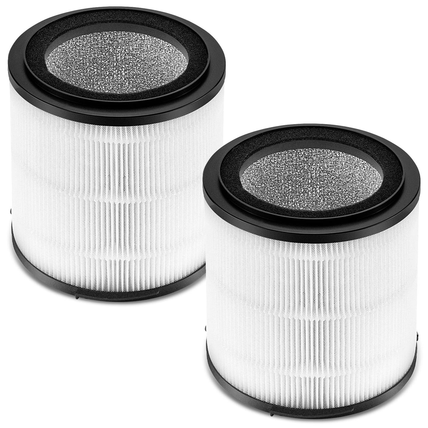 For Silveronyx Air Purifier Replacement Filter KJ150F-C02,5 Speed H13 True HEPA Activated Carbon Filter (Large Room500 sq ft), 2 Pack