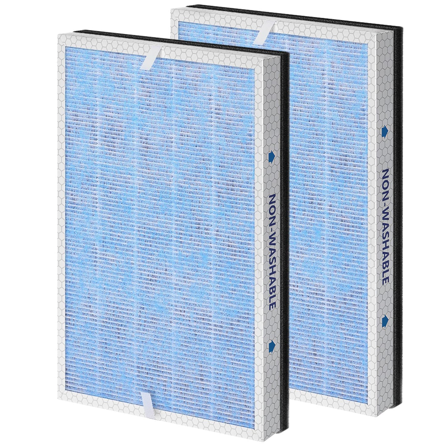 MSA3 Replacement Filter, Compatible with Membrane Solutions MSA3/MSA3S Air Purifier,【Upgraded】3-in-1 Filter, 2-Pack - Standard Version