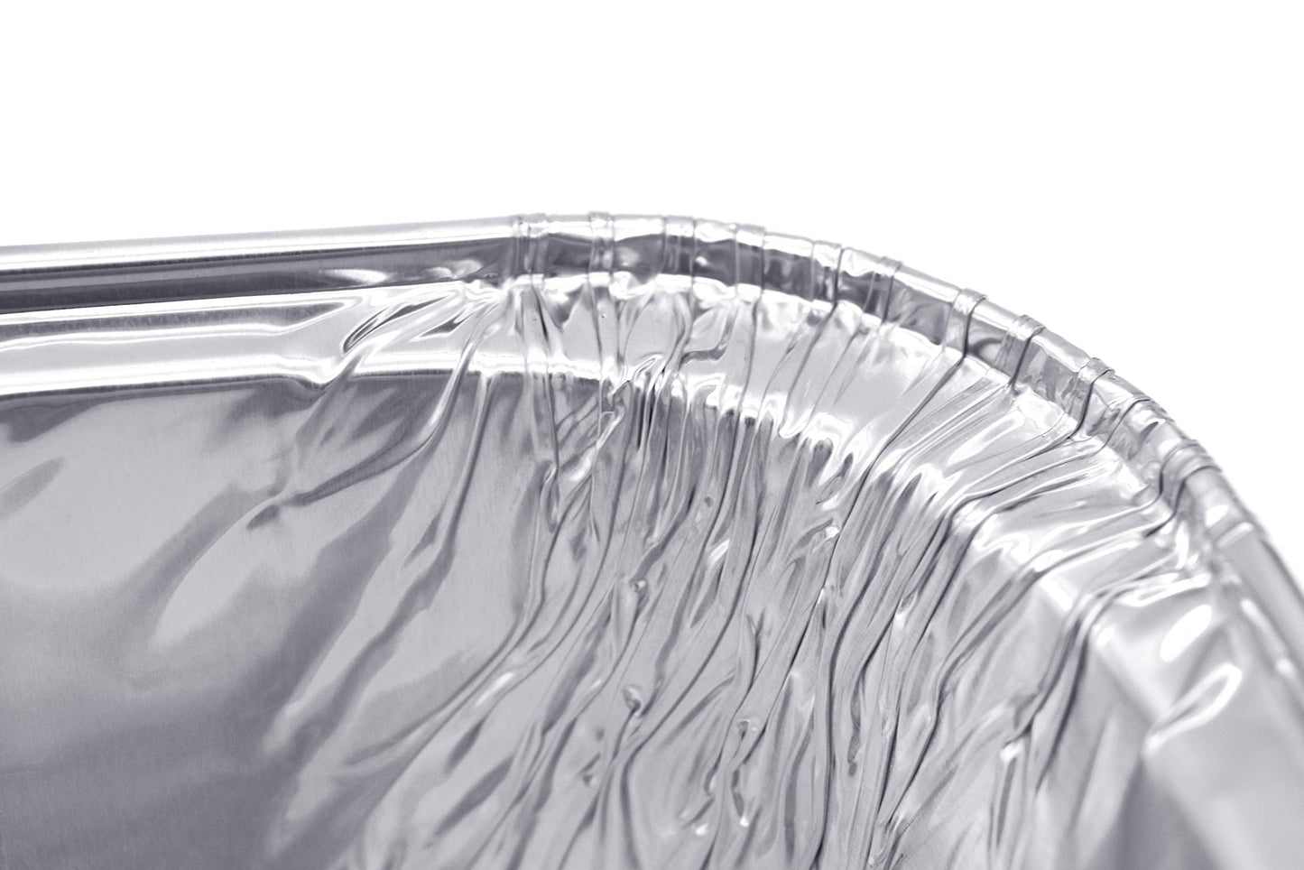 (100 Pack) Premium 2-LB Bread Loaf Baking Pans - 8.5" x 4.5" x 2.5" l Heavy Duty l Disposable Aluminum Foil Tins for Cakes Meatloaf Lasagna