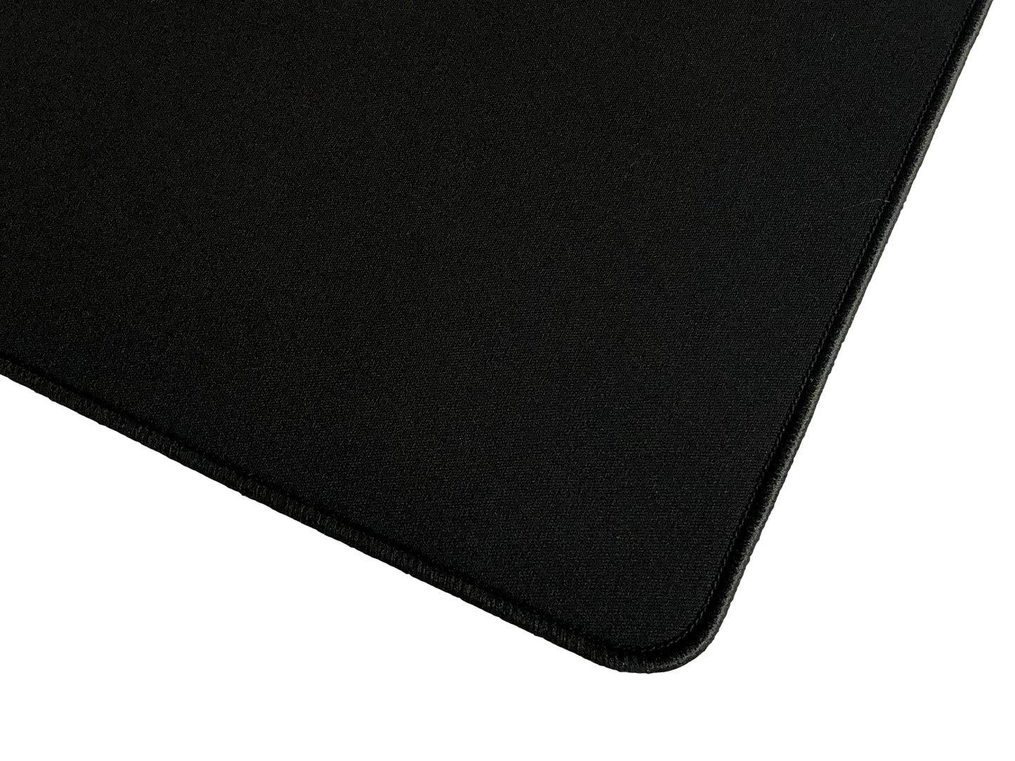 Mega Size Gaming Mouse Pad - Anti Slip Rubber Base - Stitched Edges - Large Desk Mat - 48" x 24" x 0.16" (Mega, All Black/No Logo)