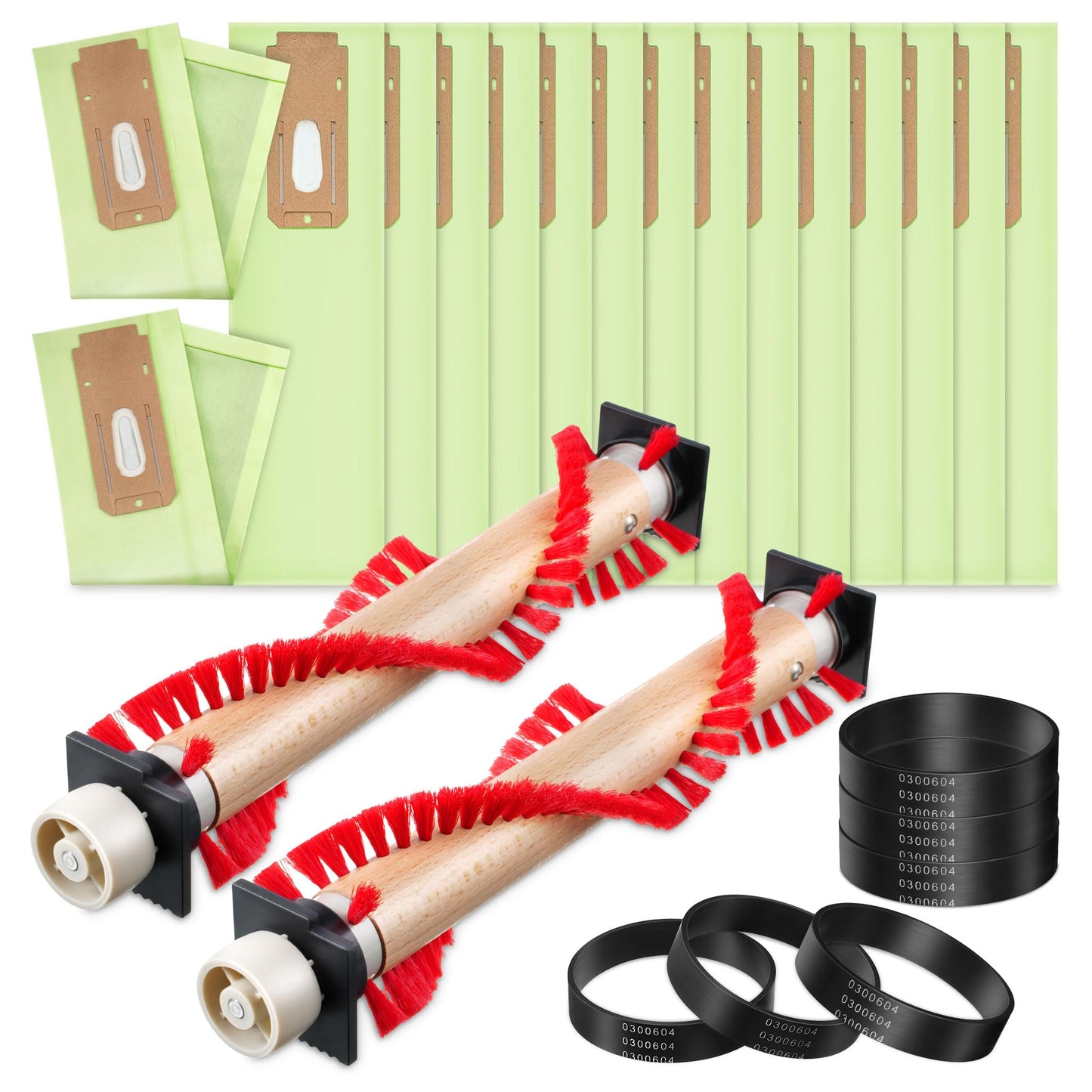 Landhoow 24 Pcs Vacuums Brush Roller Compatible with Oreck XL Upright Cleaner, Upright Vacuum Belt & Bag, Cleaner Replacement Parts