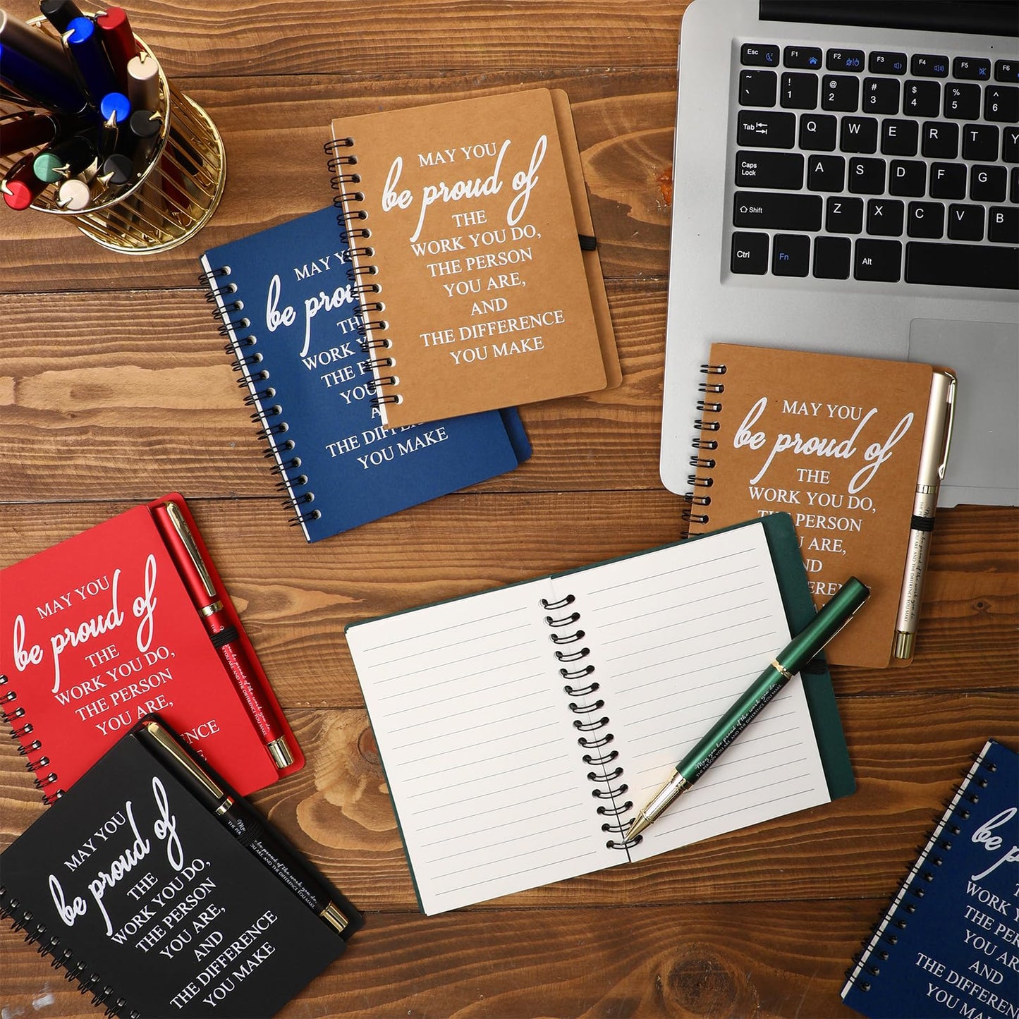 Honoson 30 Sets Group Graduation Appreciation Gifts May You Be Proud of The Work Notebooks with Ballpoint Pen Bulk 2026 CNA Thank You Notebooks for Team Staff Nurse CNA Week Gifts