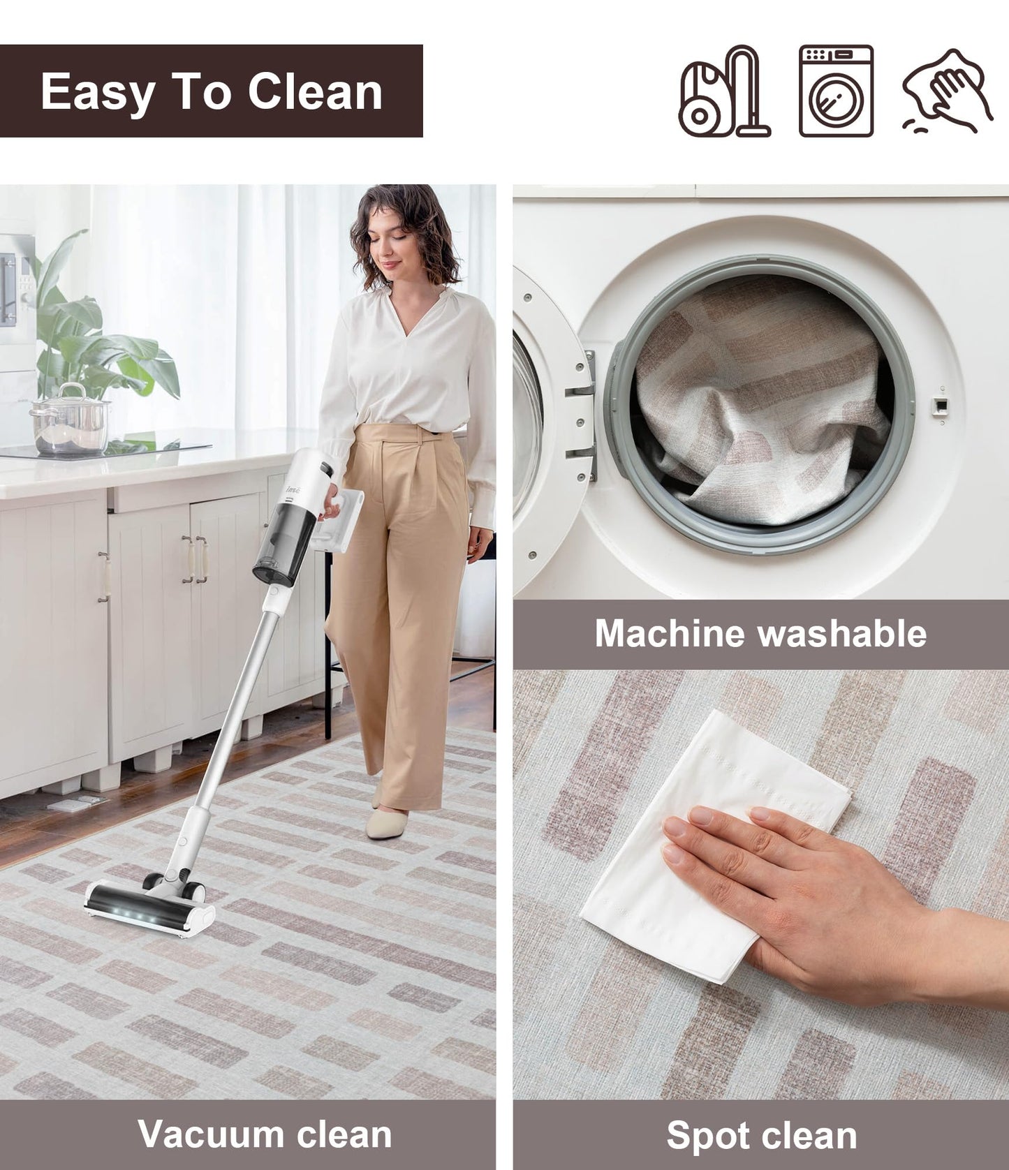 chakme Office Chair Mat for Hardwood Floor, 72"x48" Easy Glide Computer Desk Mat Protector for Rolling Chair Under Desk Rug Nonslip Backing, Machine Wash, (Plaid)