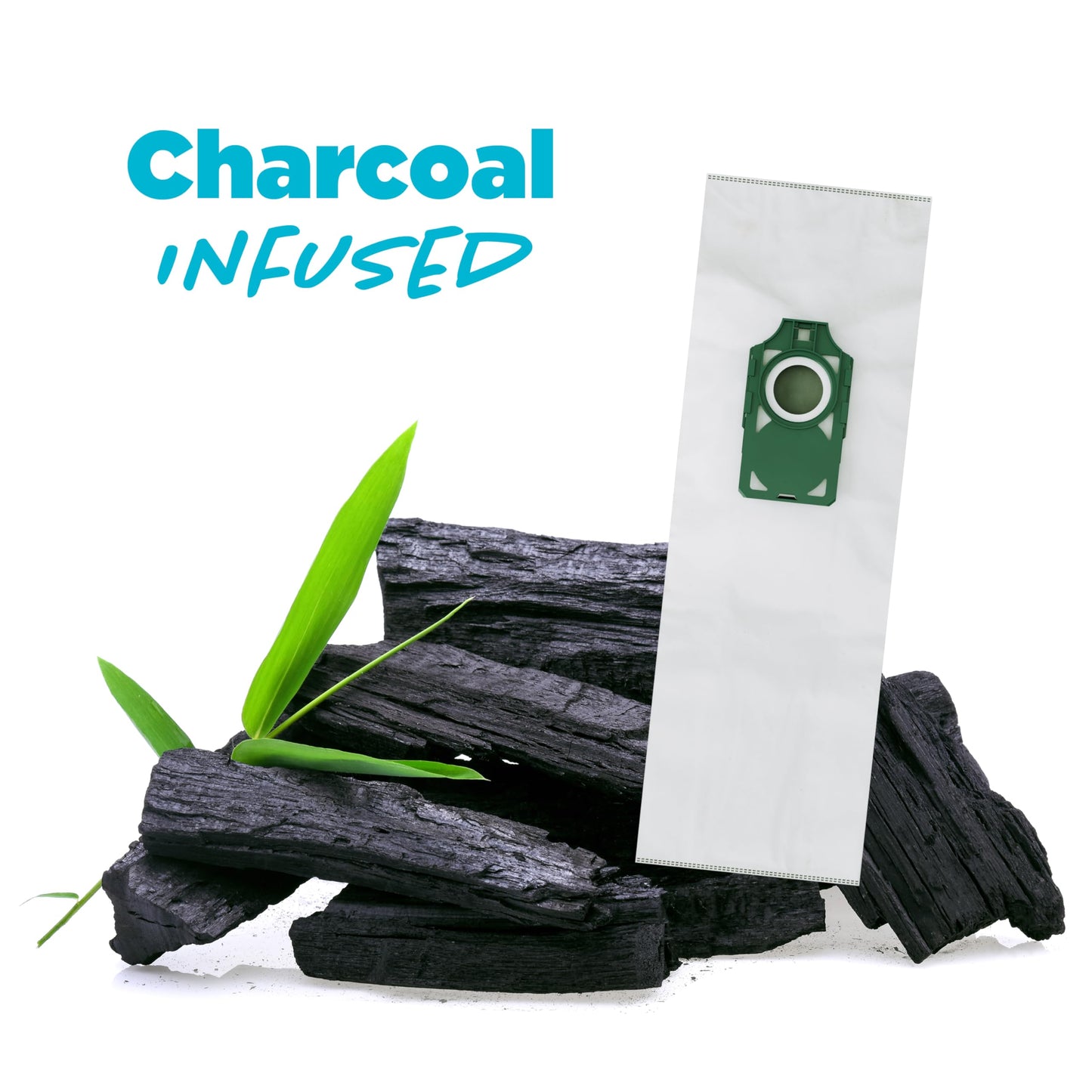 Genuine Simplicity S10 Freedom HEPA Vacuum Cleaner Bags, Odor-Fighting and Charcoal-Infused Vacuum Bags, Six Vacuum Bags for Simplicity Freedom Included