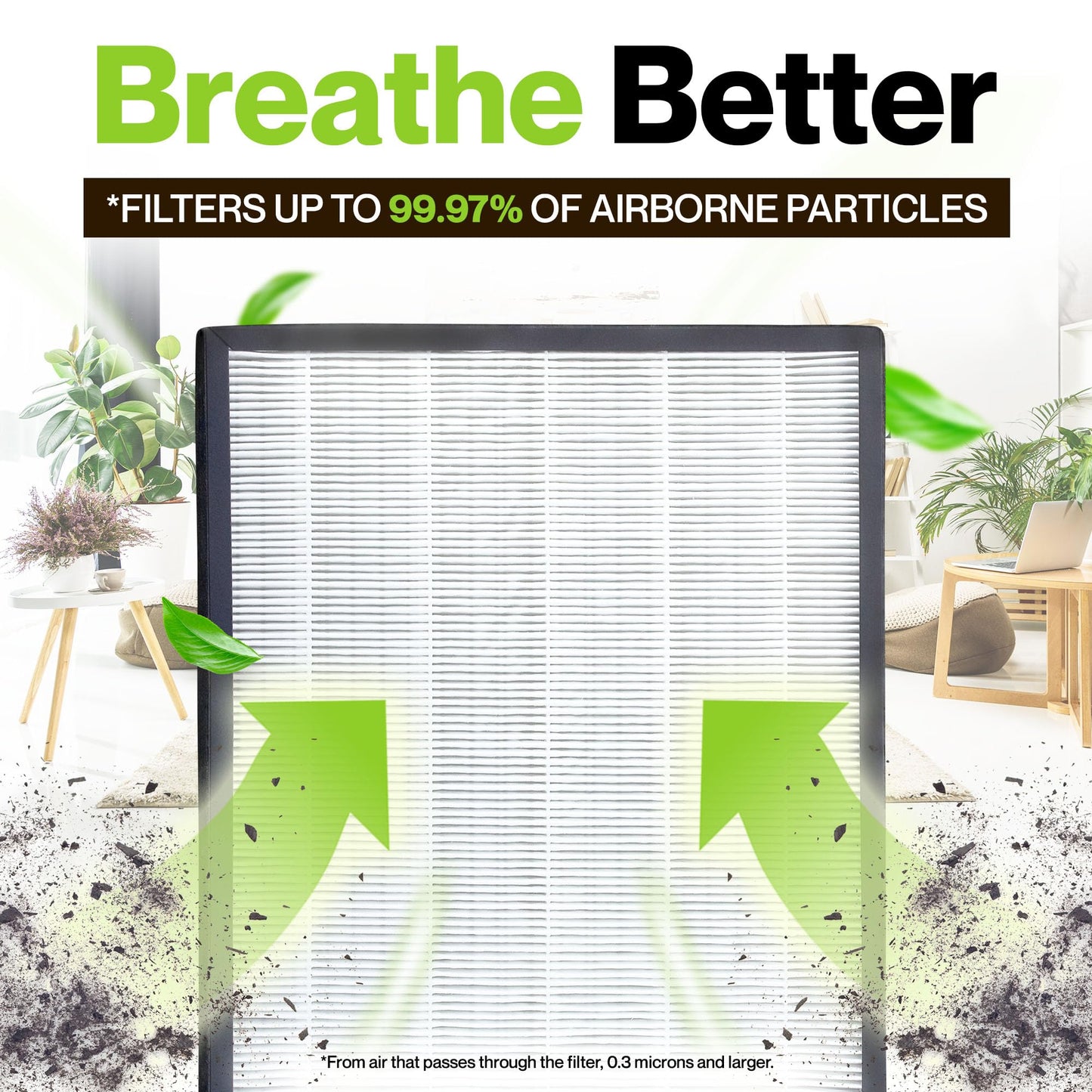 Durabasics Air Purifier Replacement Filter for Levoit Filter Replacement LV-PUR131, LV-PUR131S and LV-PUR131-RF | 2 HEPA & 2 Activated Carbon Pre-Filters