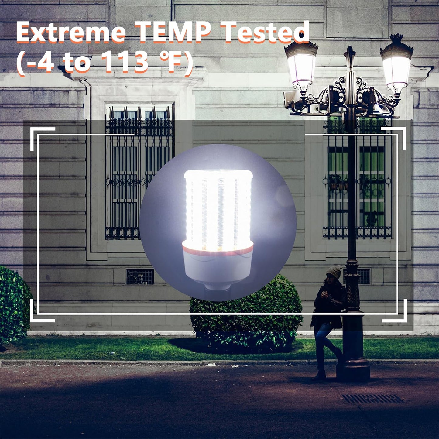 1200W Equivalent Led Corn light bulbs,18000 Lumen LED Corn Bulb 120W 5000K Daylight White Lamp,E26/E39 Medium Mogul Base,2-Pack Large Area Lights For Outdoor Indoor Warehouse Garage High Bay Lighting