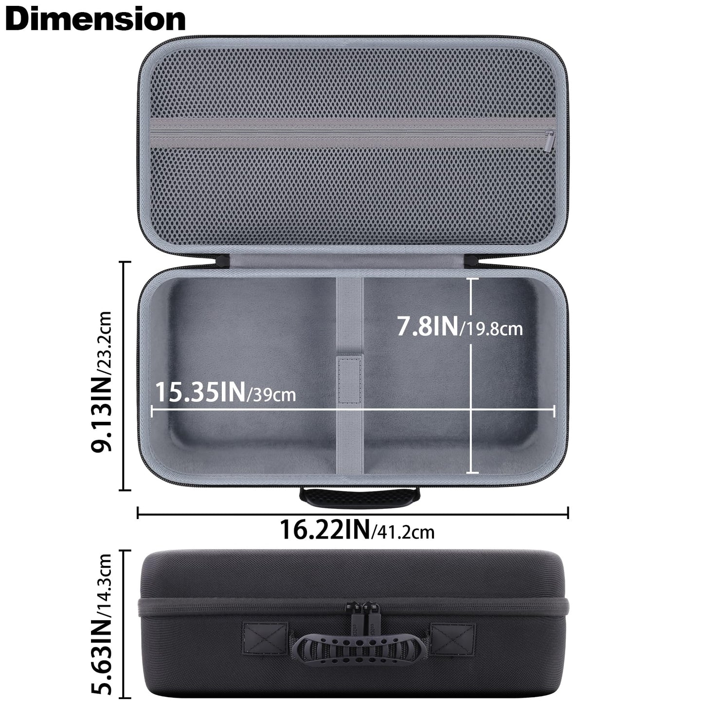 co2CREA Hard Travel Case Replacement for HP OfficeJet 250 All-in-One Portable Printer Wireless Mobile Printing CZ992A