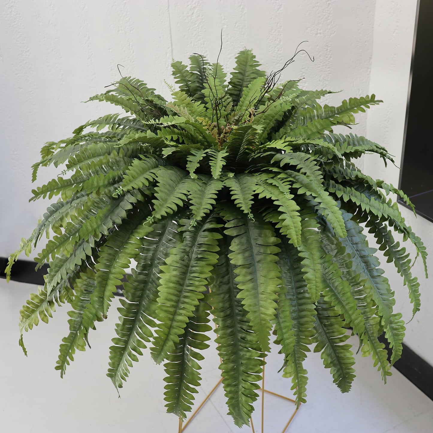Galebeiren 50" Fake Ferns Artificial Plants Large, 98 Fronds Artificial Ferns for Outdoors and Indoors, Suitable for Planter Garden Porch Office Decor